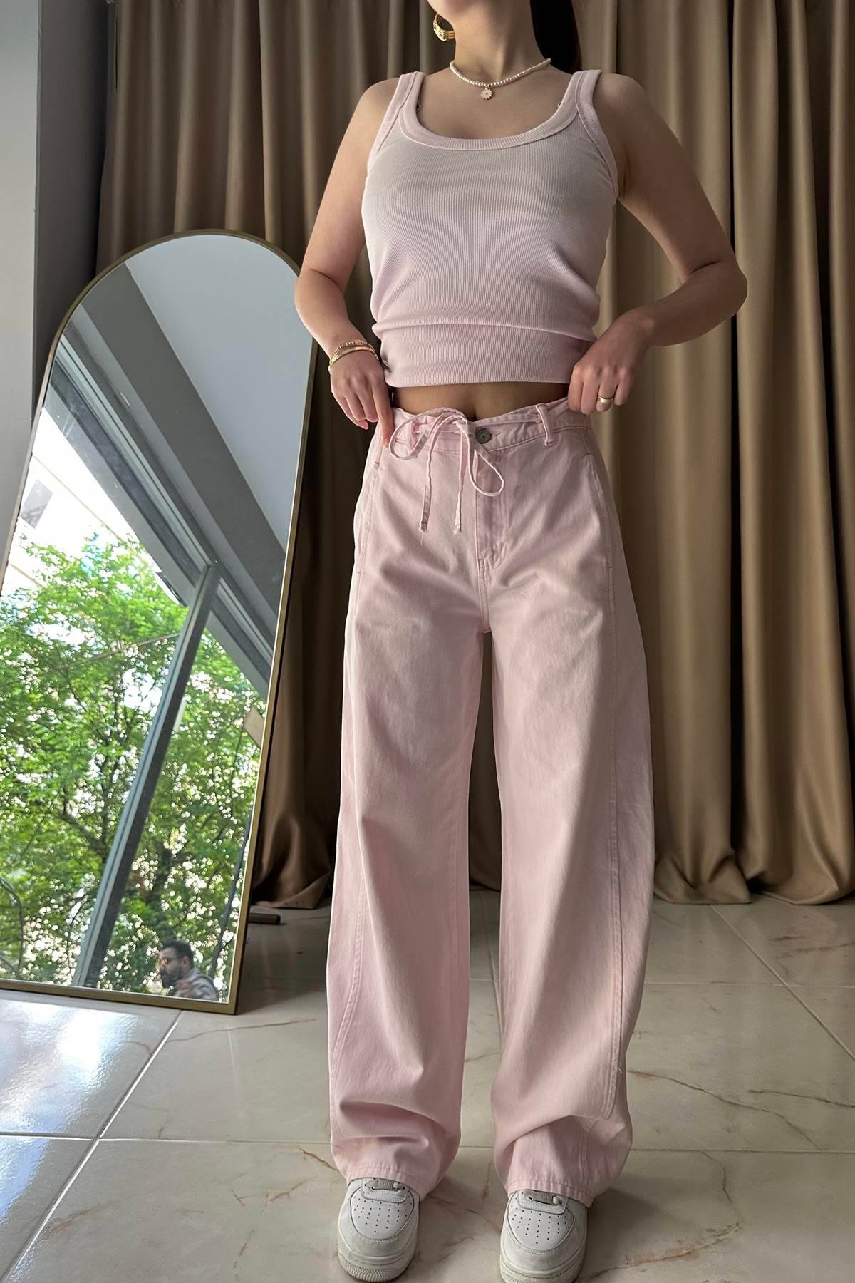 GİZLİ CEPLİ PAMUKLU PANTOLON
