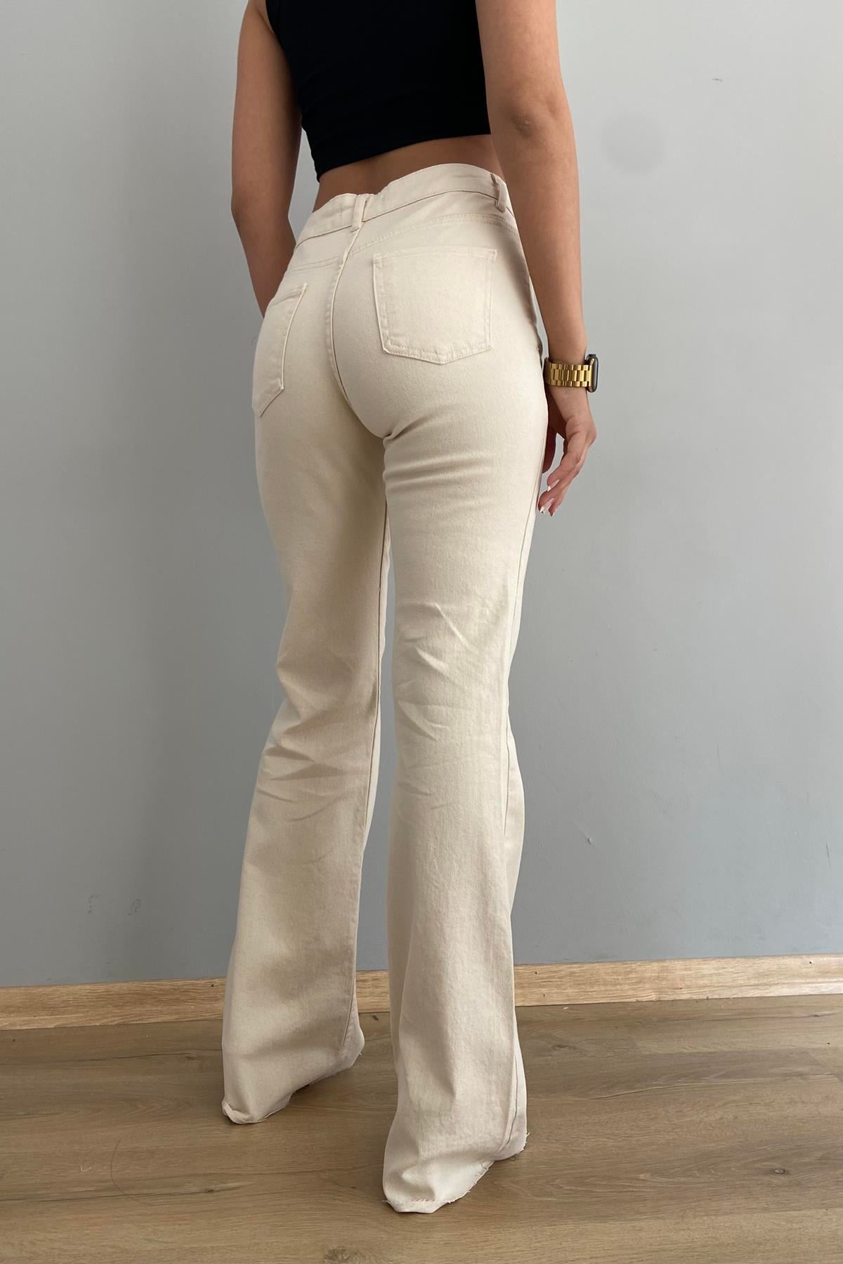 İSPANYOL PAÇA DİKŞSİZPANTALON