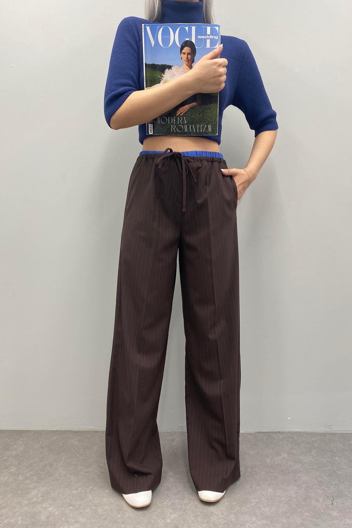 KONTRAS BOXER DETAYLI PANTOLON