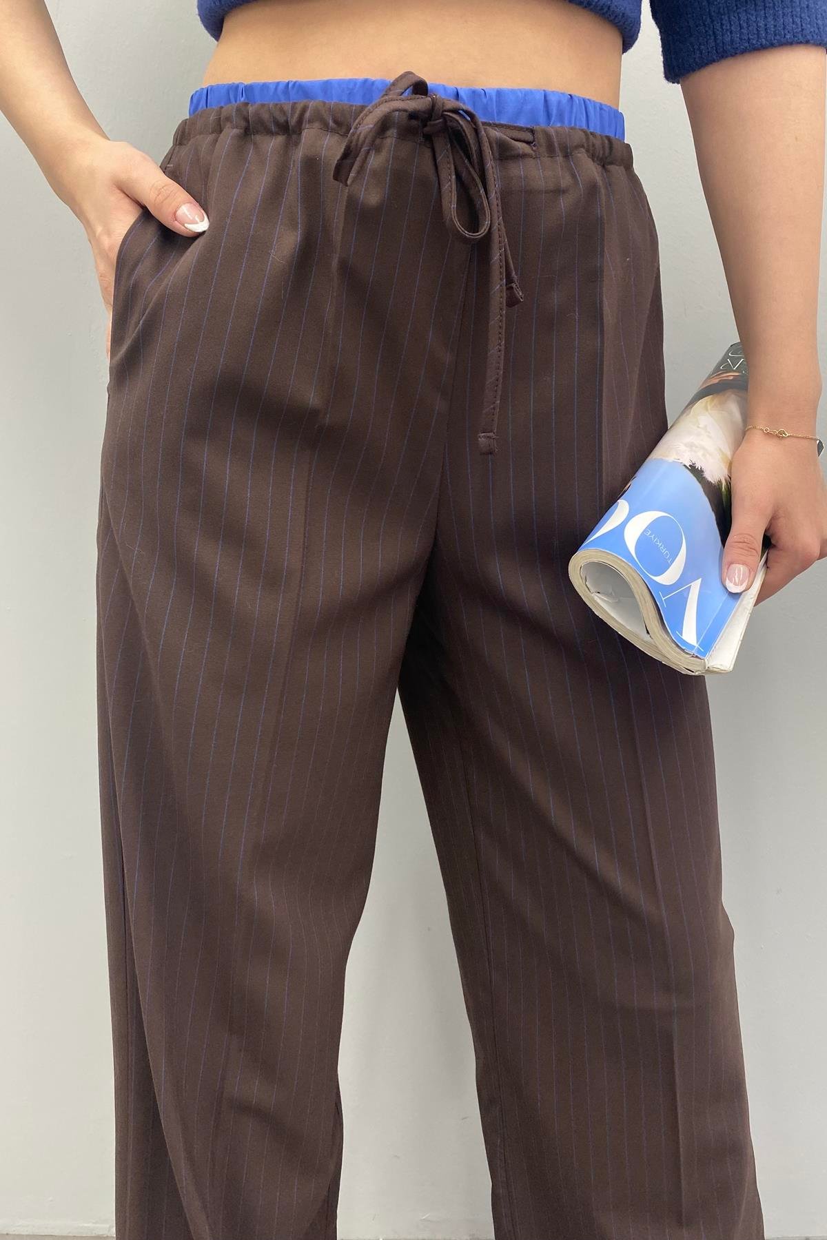 KONTRAS BOXER DETAYLI PANTOLON