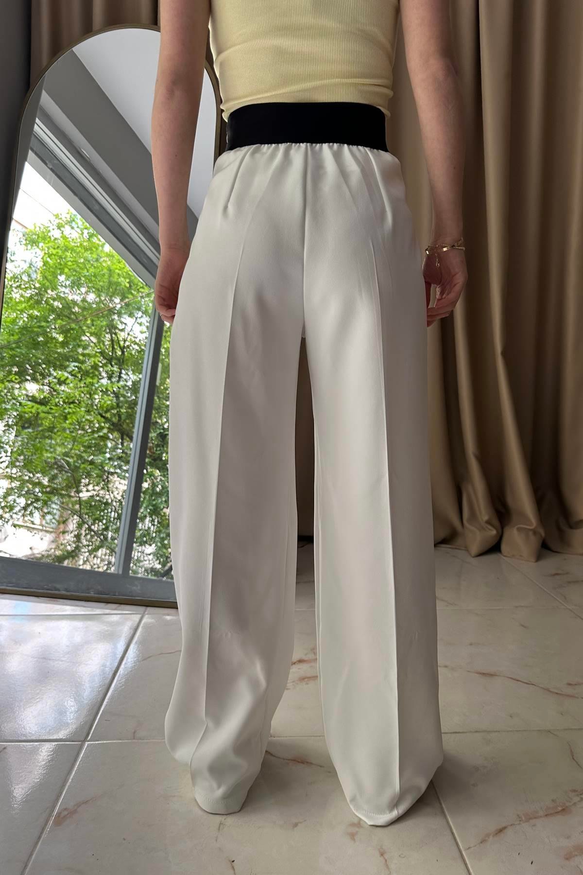 LASTİK DETAY PANTOLON