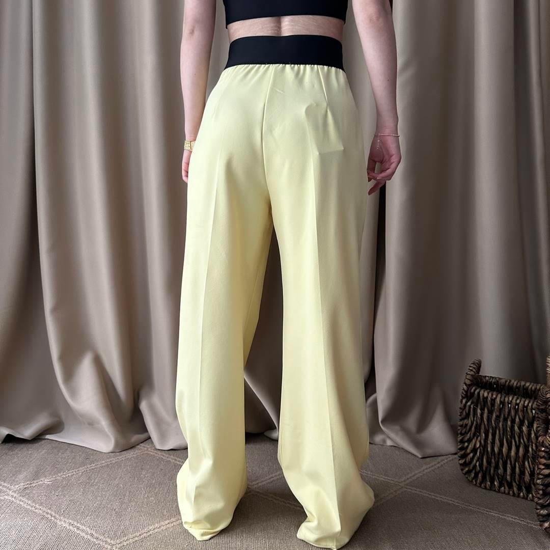 LASTİK DETAY PANTOLON
