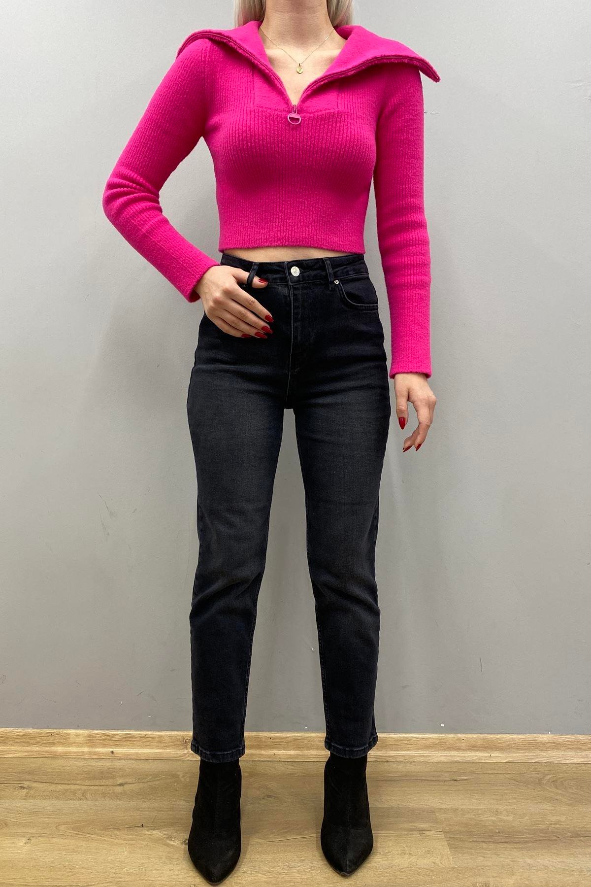 LİKRALI MOM PANTOLON