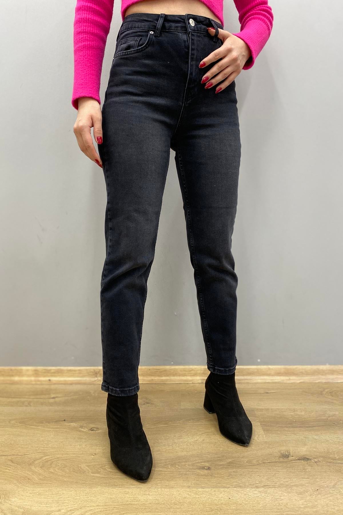 LİKRALI MOM PANTOLON