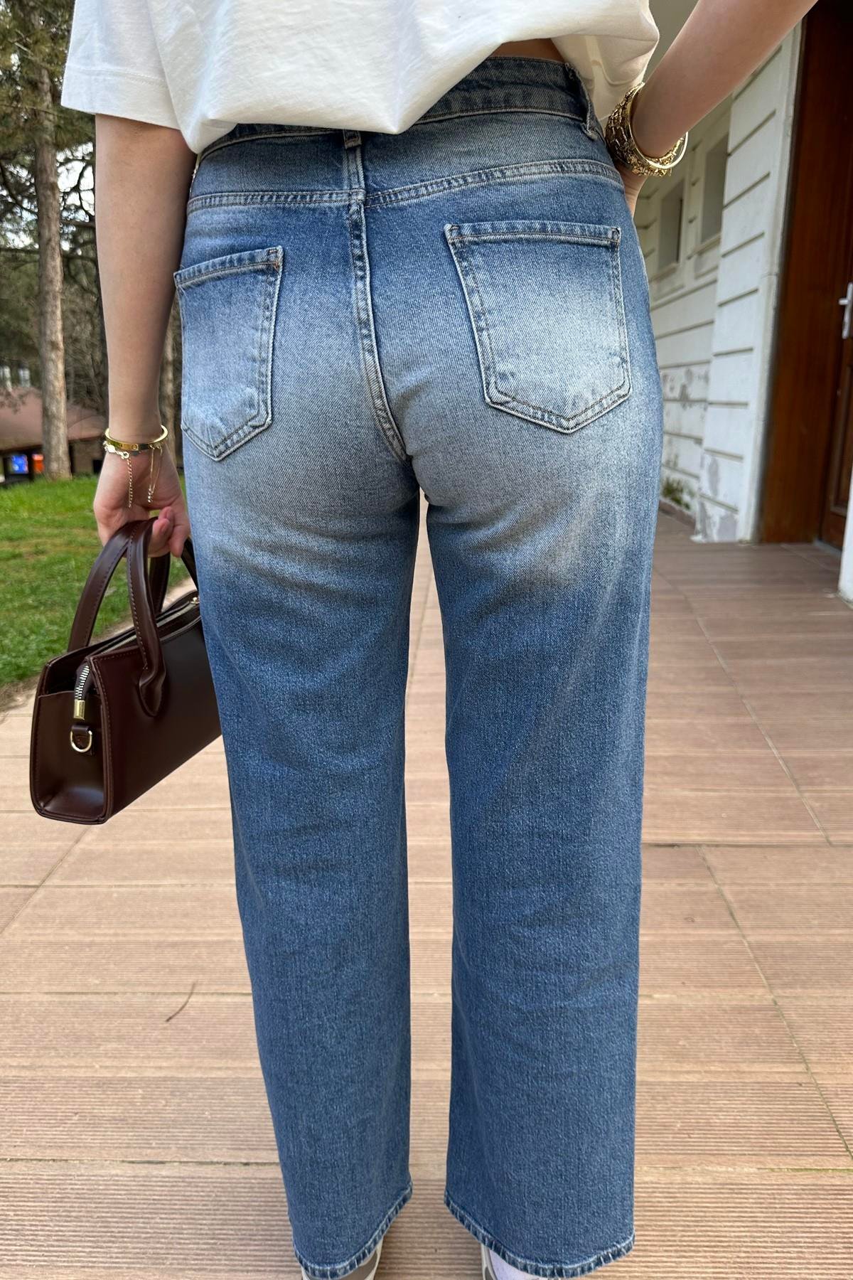 LİKRALI RELAX KOT PANTOLON