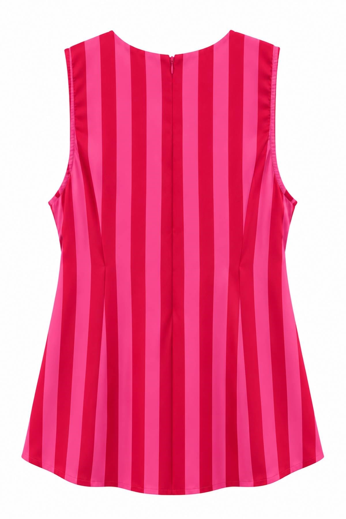 ÇİZGİ DETAY PEPLUM BLUZ PANTOLON TAKIM