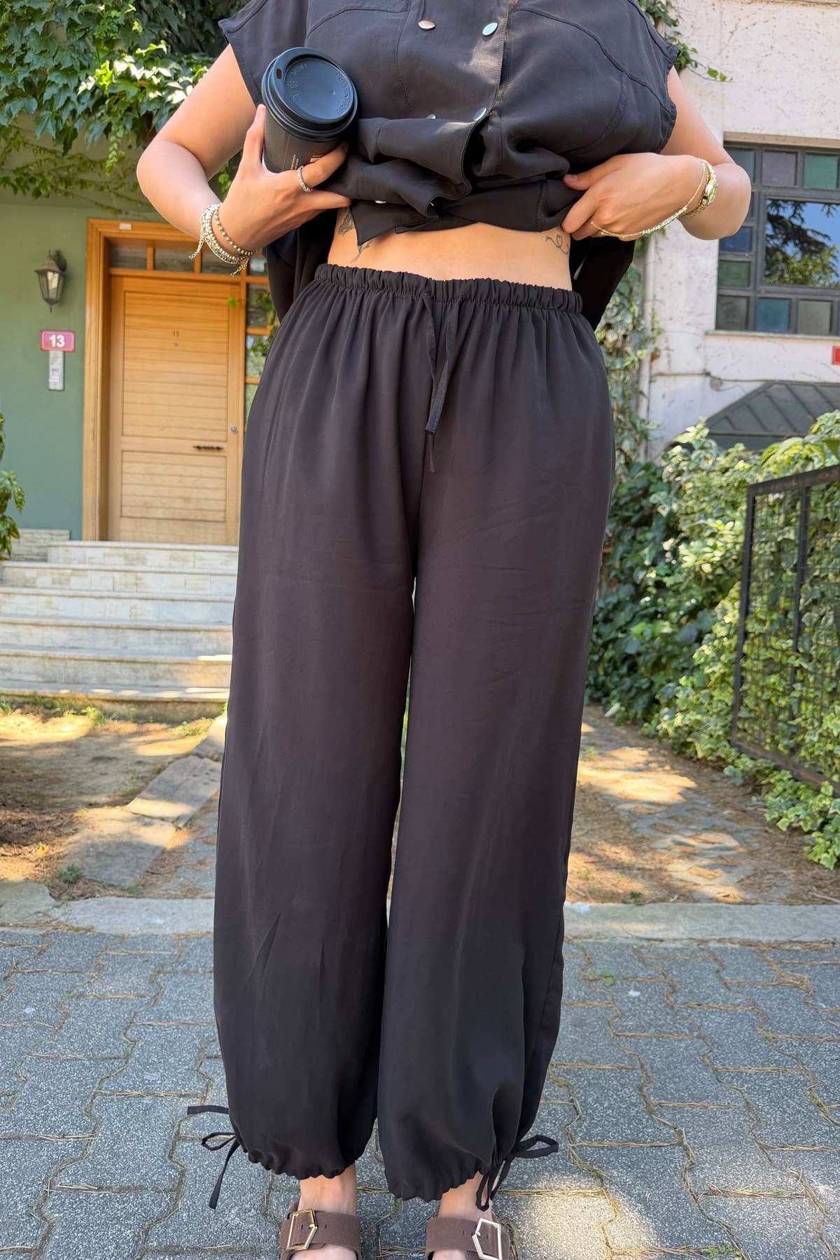 TENCEL ÇITÇITLI PANTOLON TAKIM