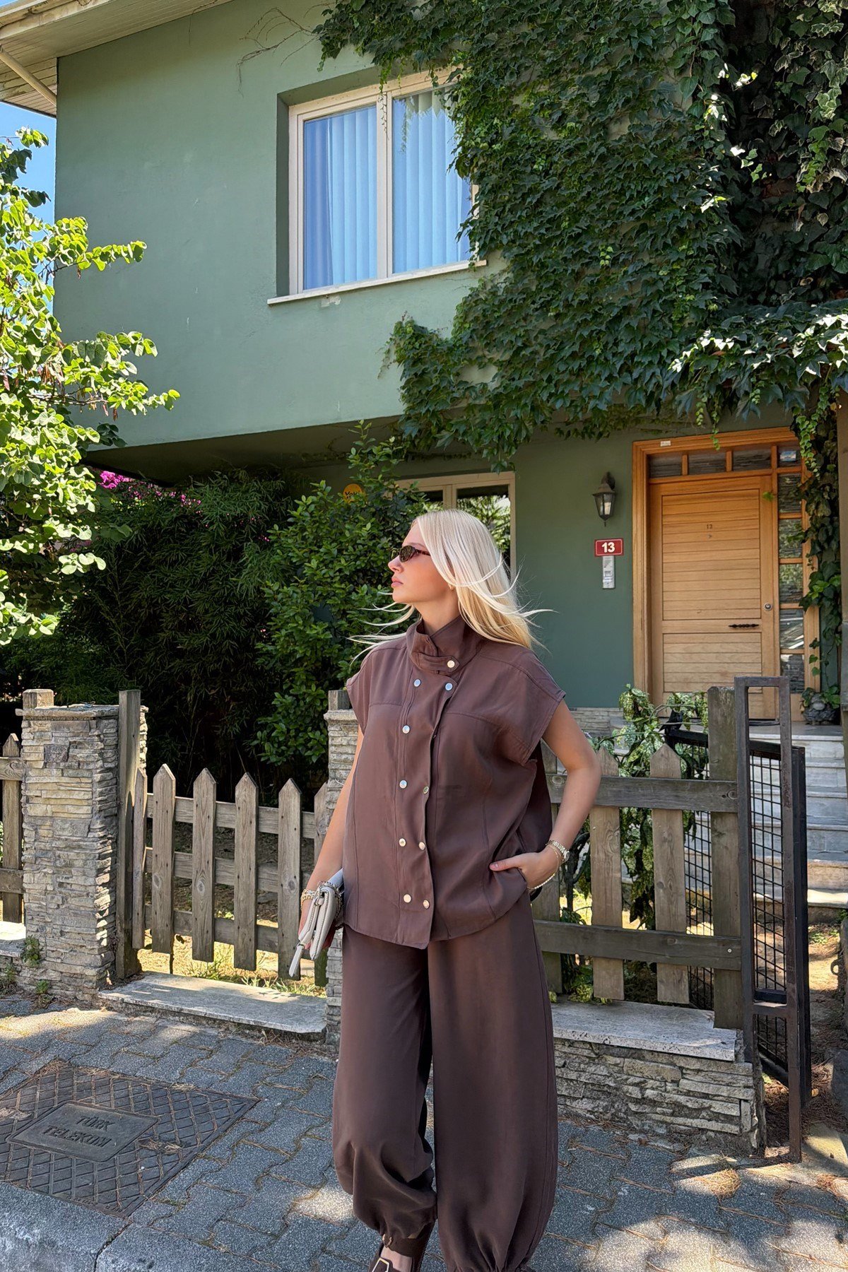TENCEL ÇITÇITLI PANTOLON TAKIM