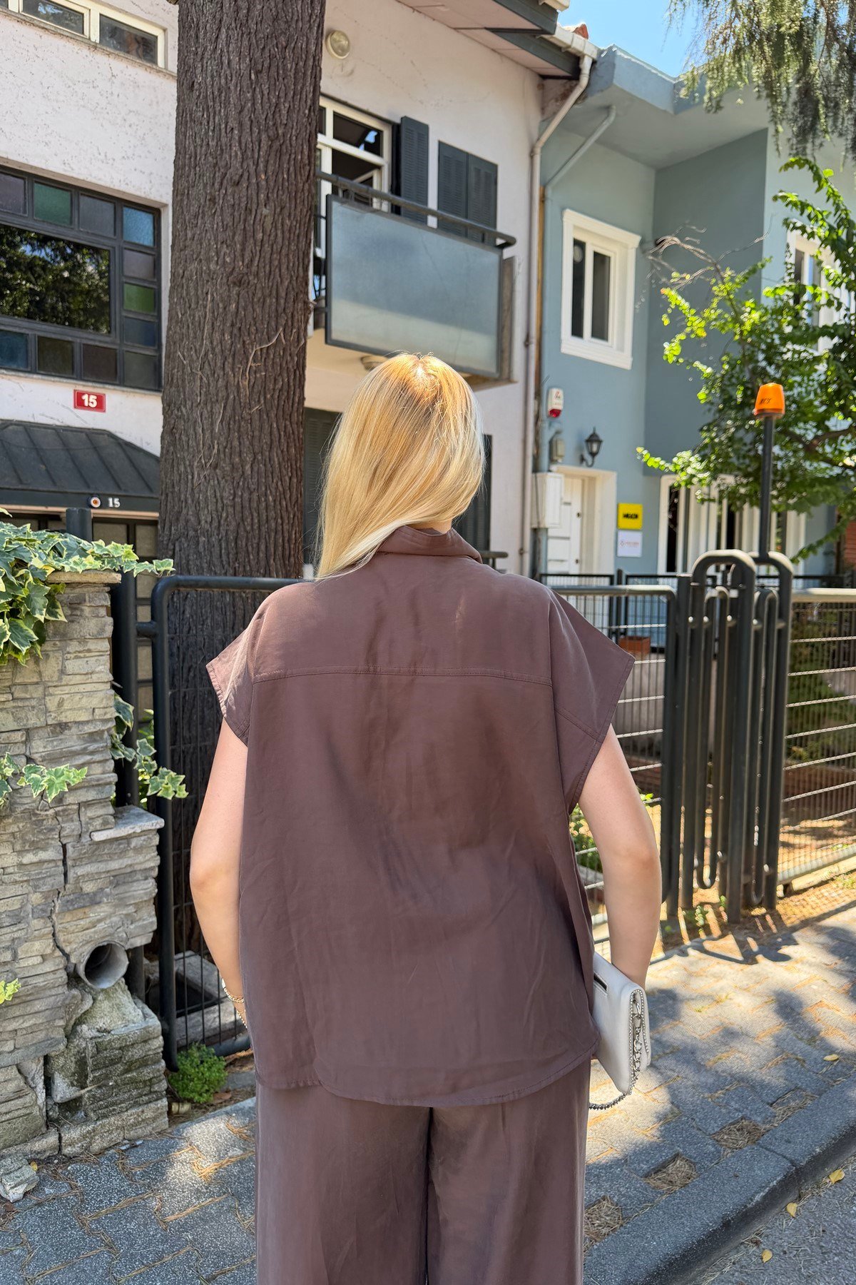 TENCEL ÇITÇITLI PANTOLON TAKIM