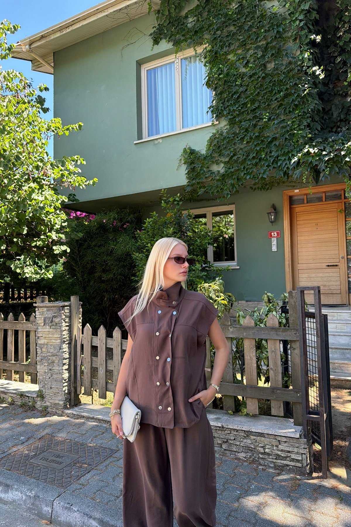 TENCEL ÇITÇITLI PANTOLON TAKIM