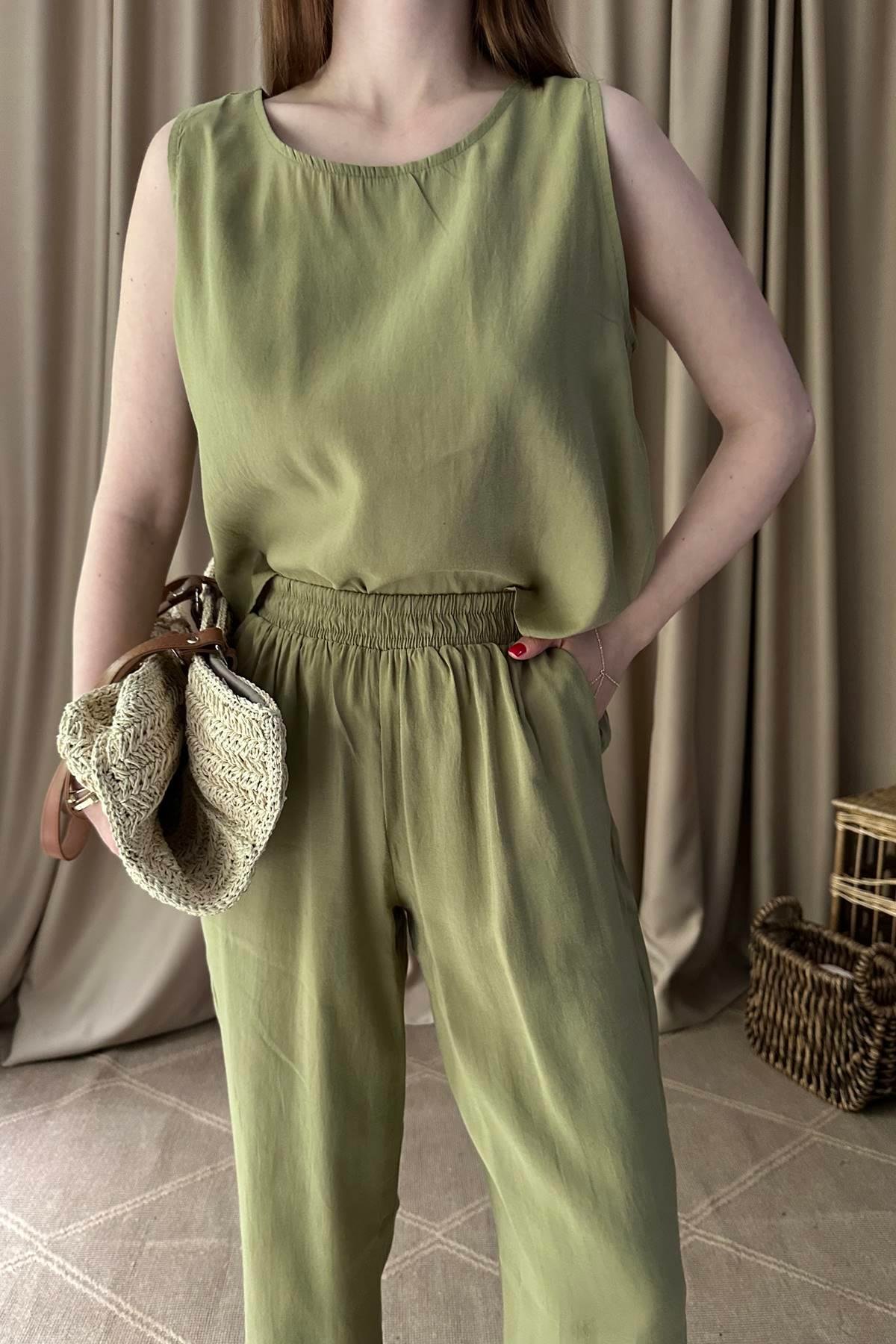 TENCEL PANTOLONLU TAKIM