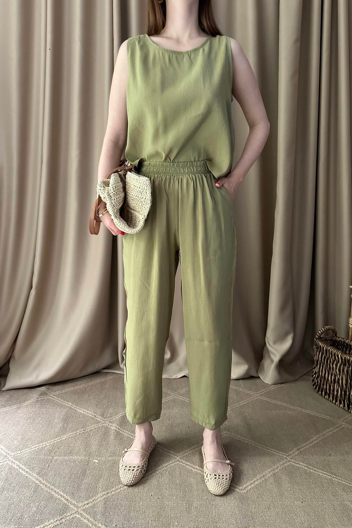 TENCEL PANTOLONLU TAKIM