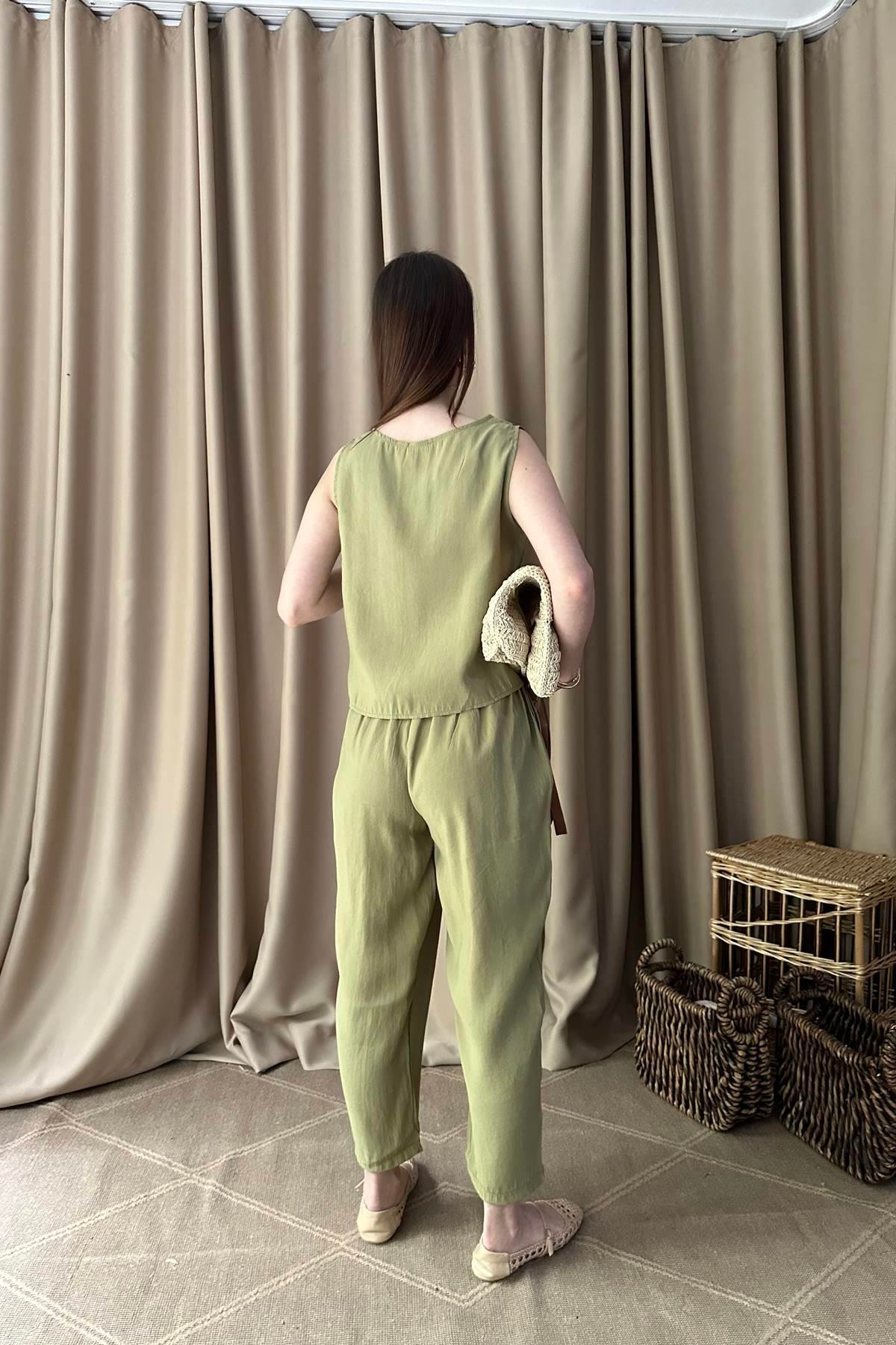 TENCEL PANTOLONLU TAKIM