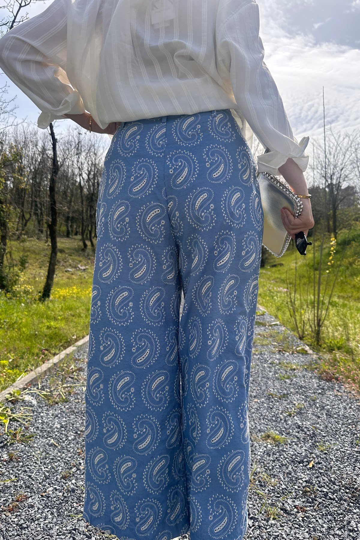 NAKIŞ DETAYLI PANTOLON