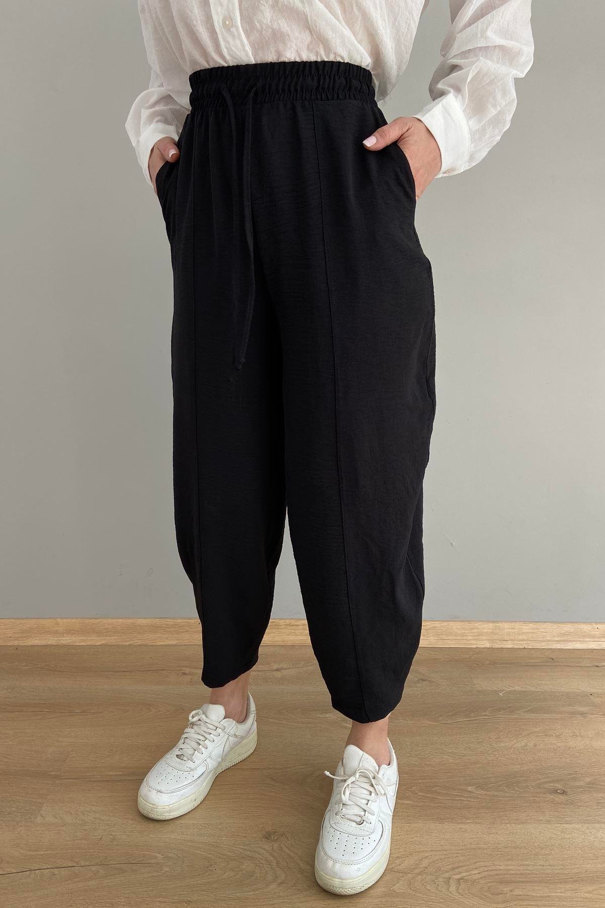 PAÇA PİLELİ BALON PANTOLON