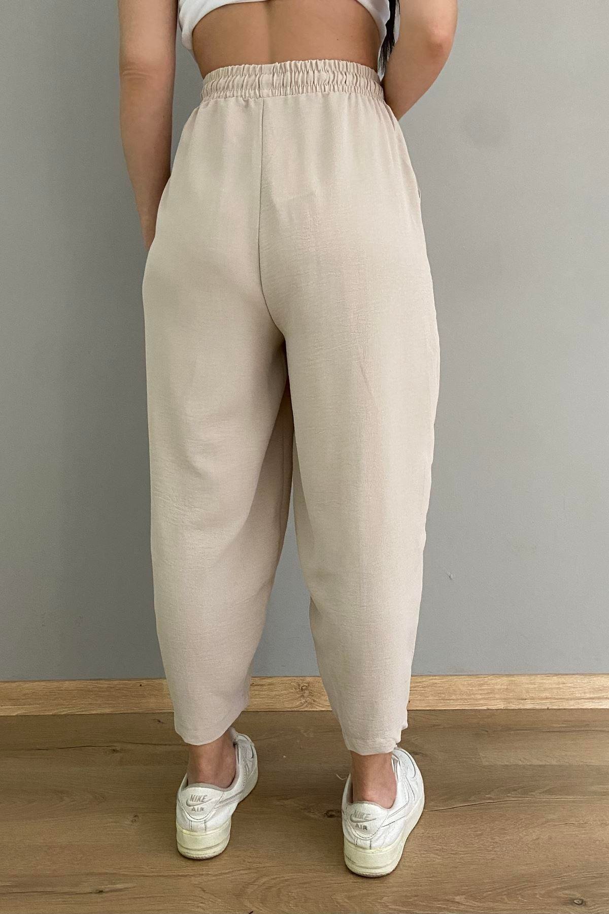 PAÇA PİLELİ BALON PANTOLON