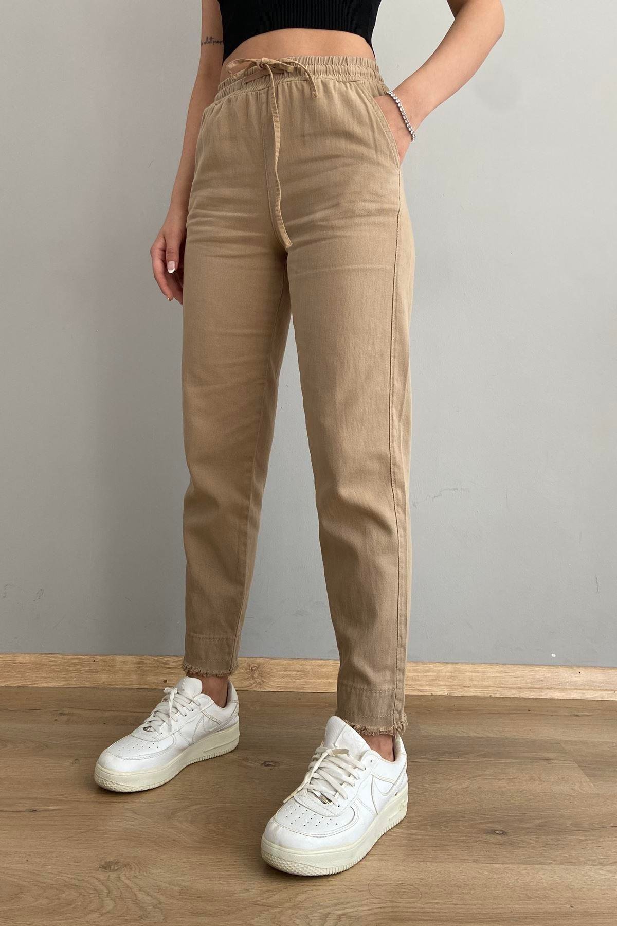 PAÇA PÜSKÜL DETAY PANTOLON