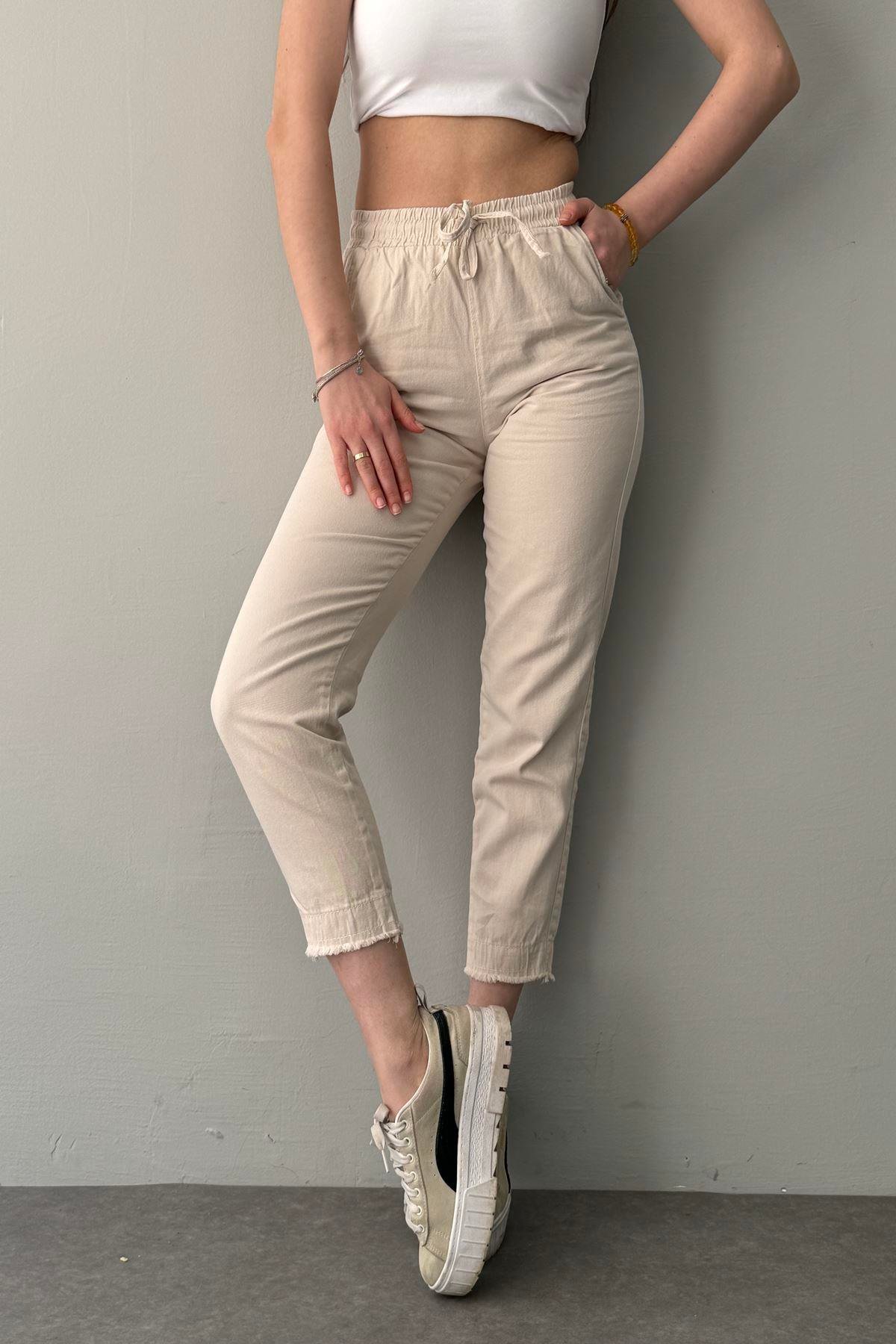 PAÇA PÜSKÜL DETAY PANTOLON