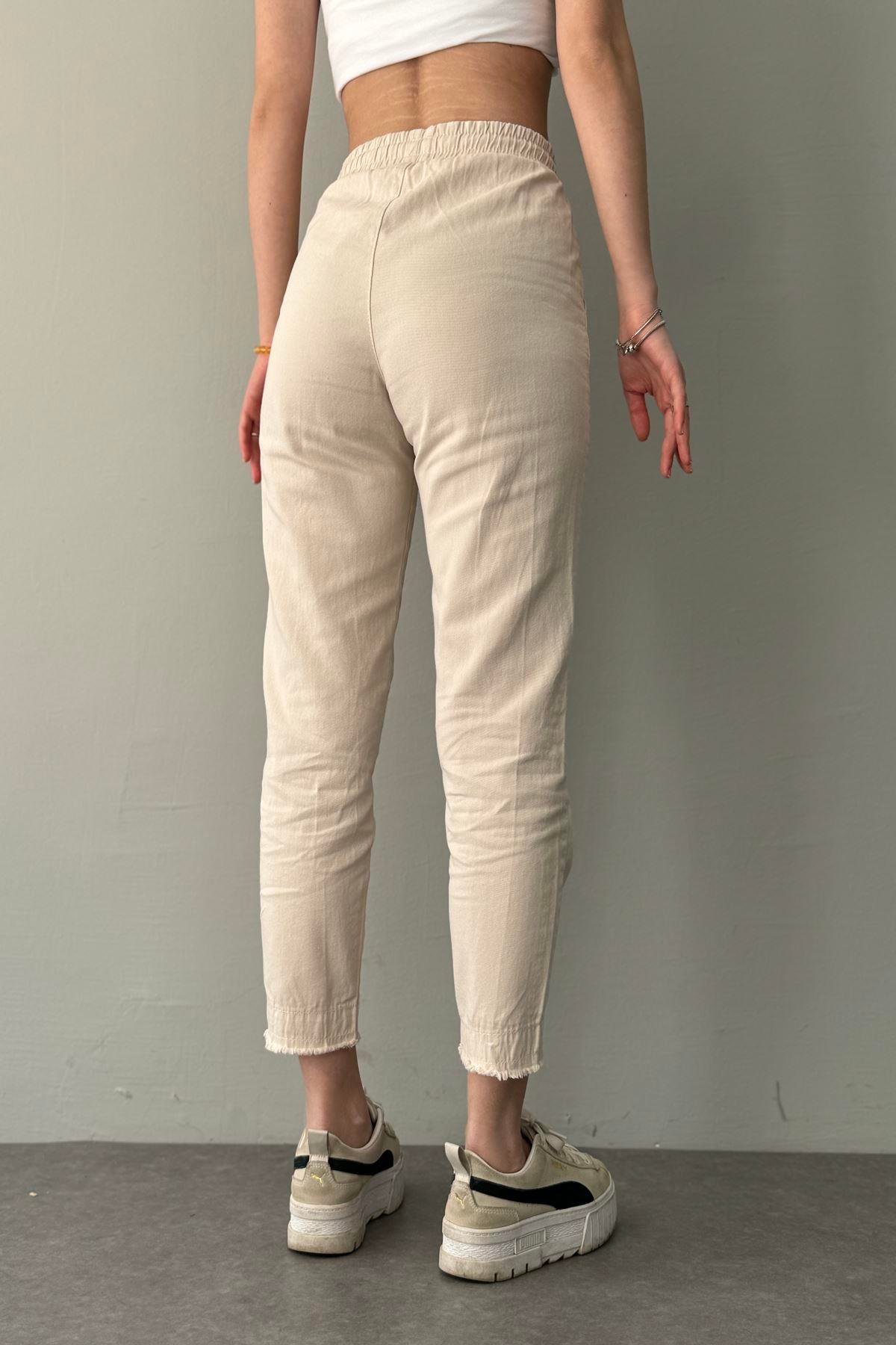 PAÇA PÜSKÜL DETAY PANTOLON