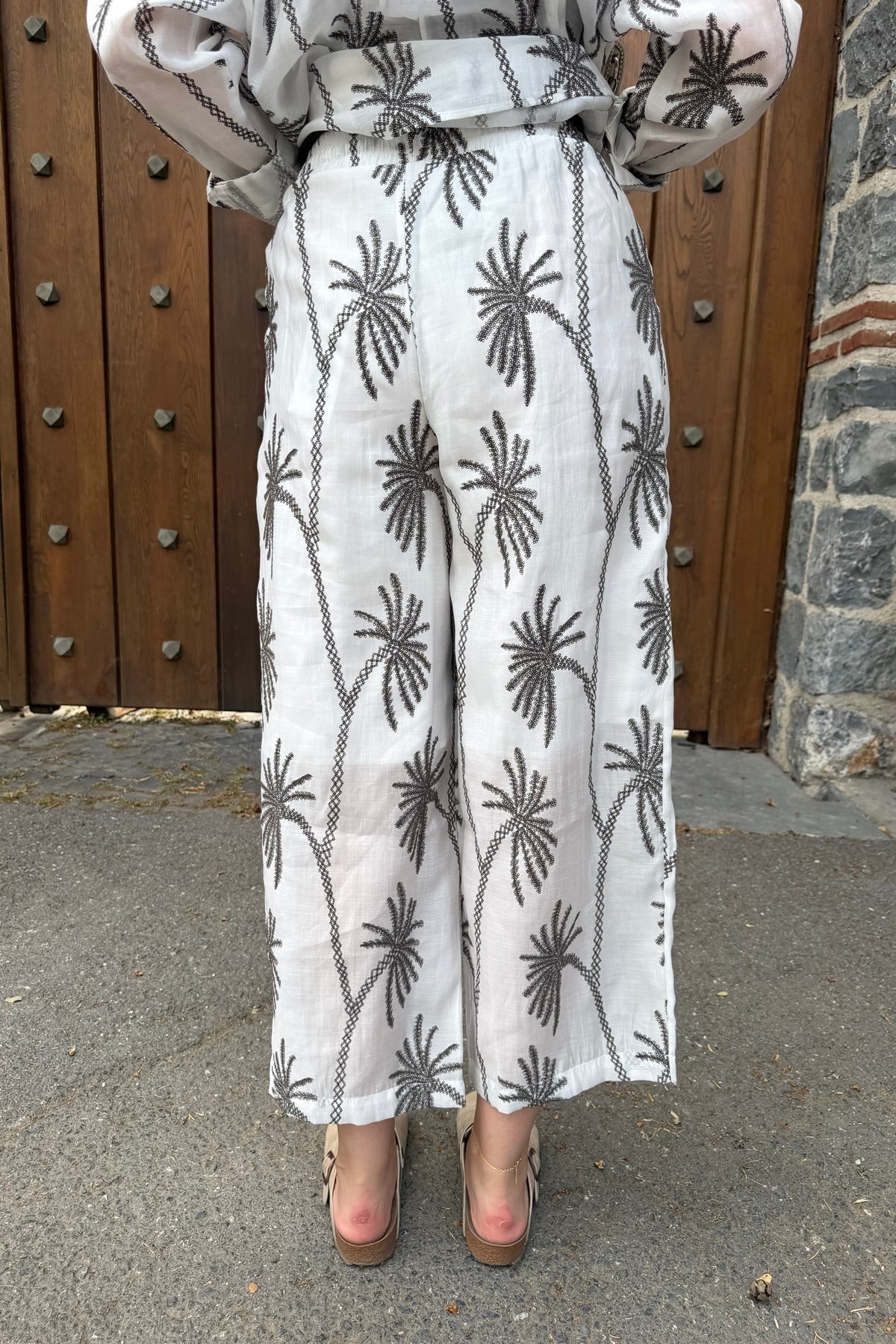 PALMİYE DESEN PANTOLON