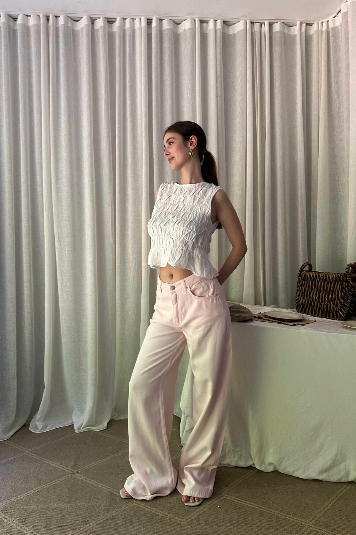 PARÇA BOYA TENCEL PANTOLON