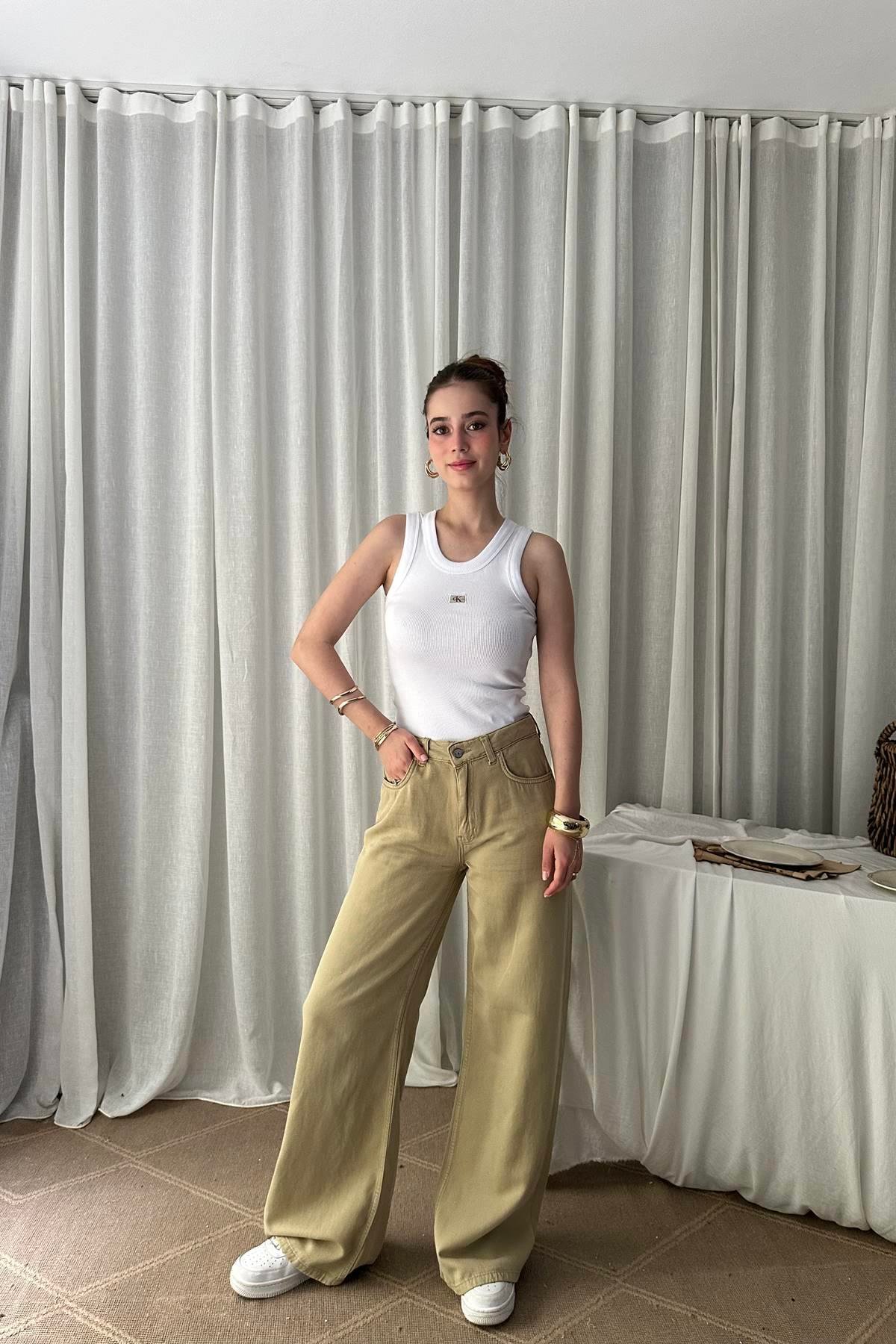 PARÇA BOYA TENCEL PANTOLON