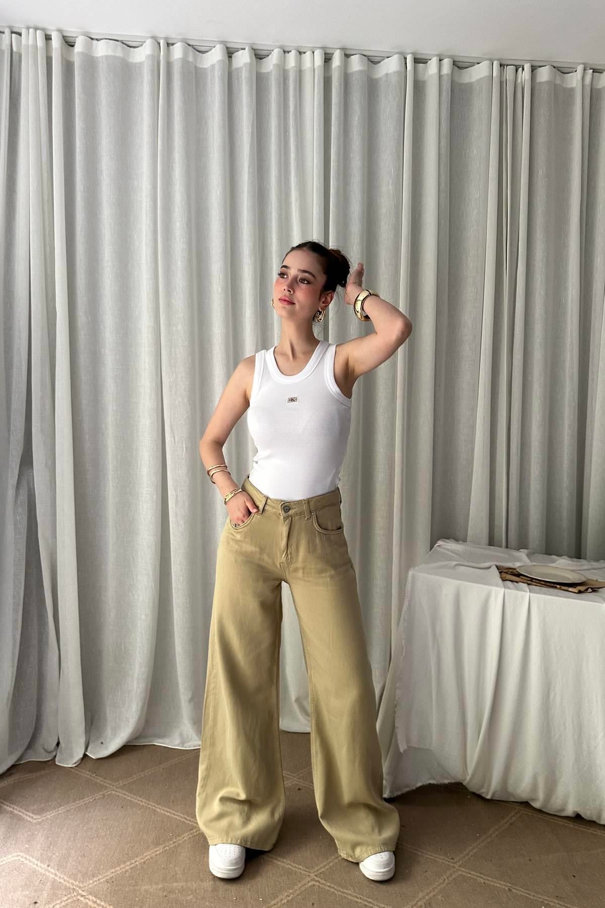 PARÇA BOYA TENCEL PANTOLON