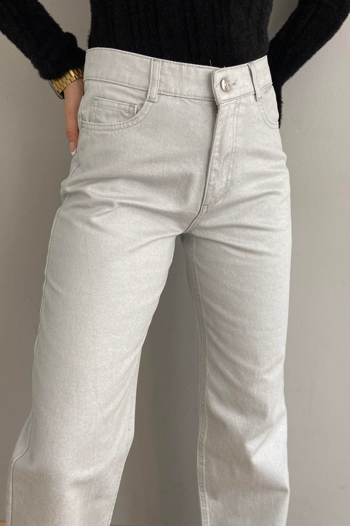 PARLAK STRAİGHT PANTOLON