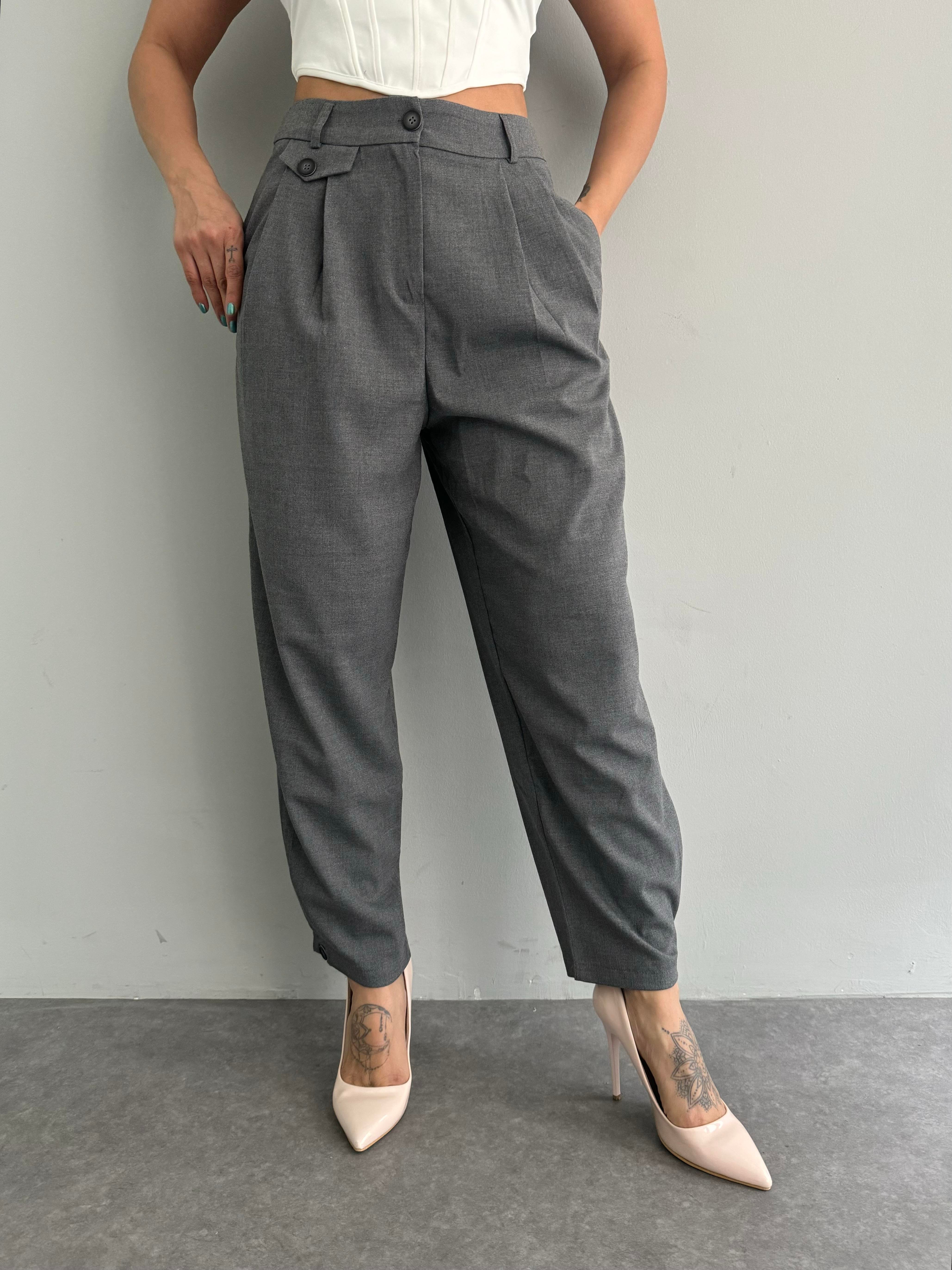 PİLE DETAYLI PANTOLON