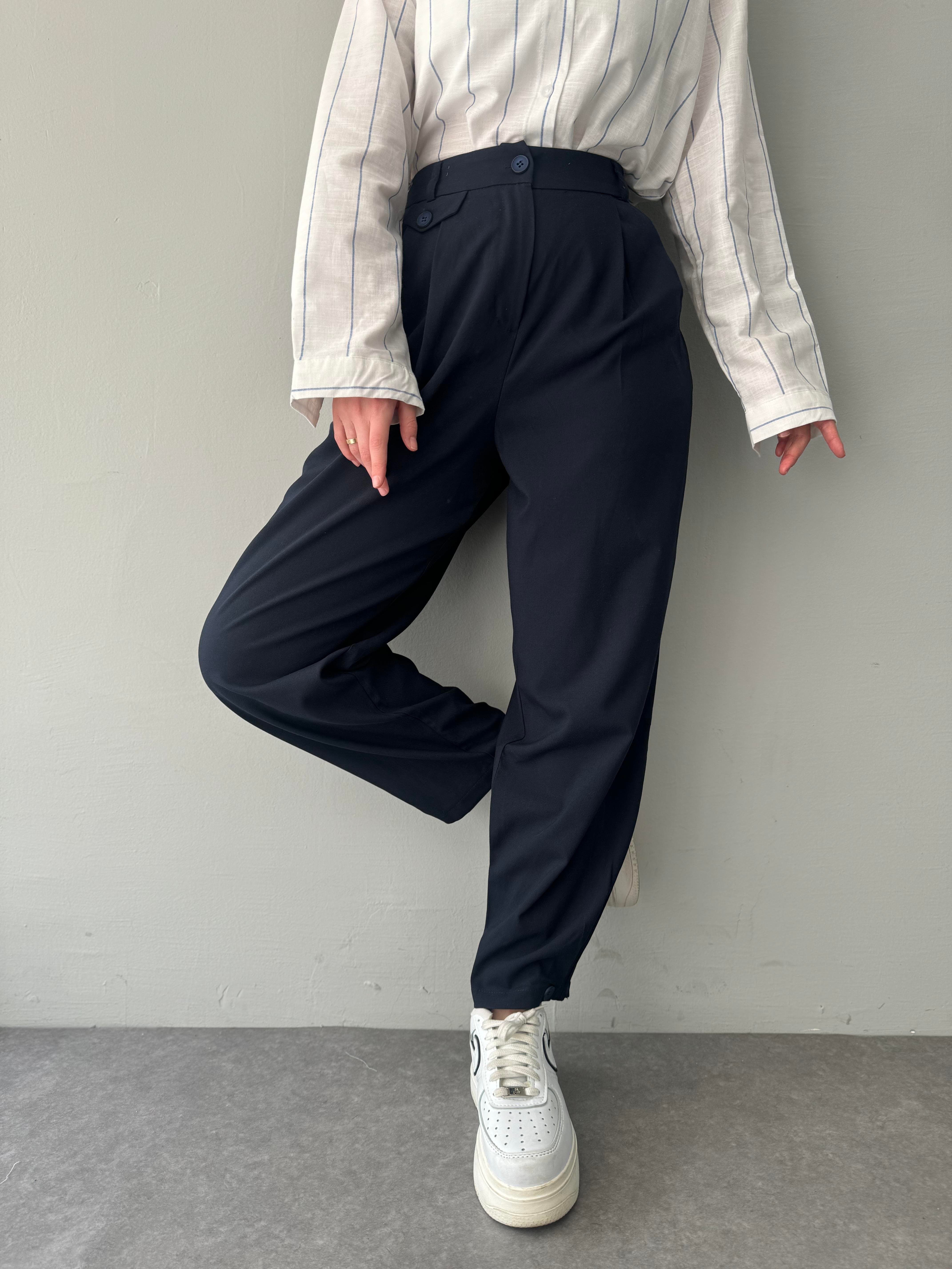 PİLE DETAYLI PANTOLON