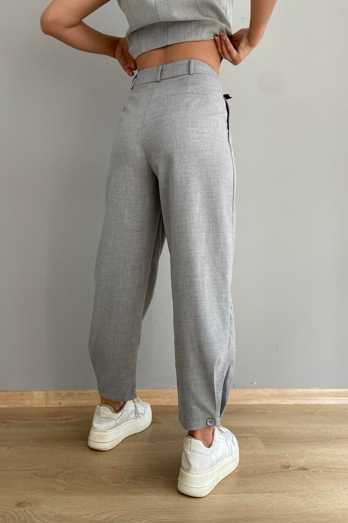 PİLE DETAYLI PANTOLON