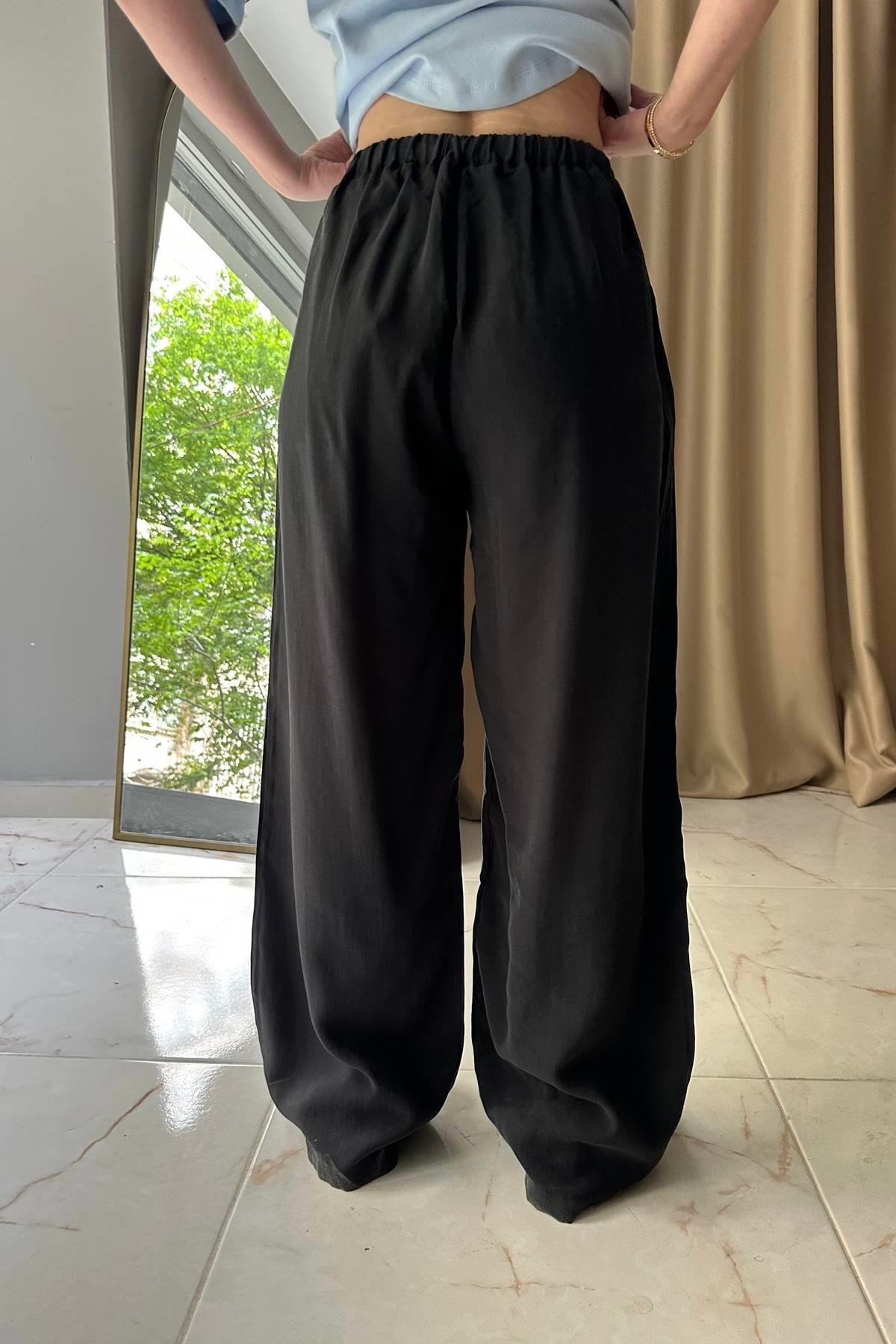 PİLELİ TENCEL PANTOLON