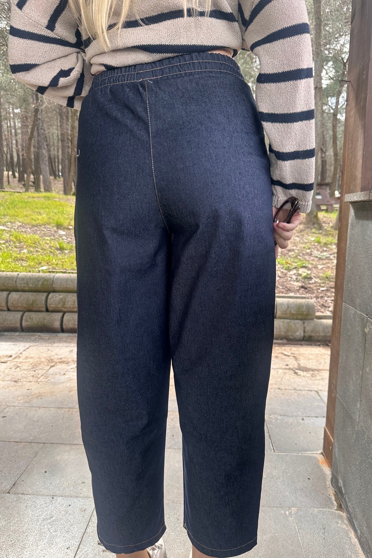 ŞALVAR DETAY KOT PANTOLON