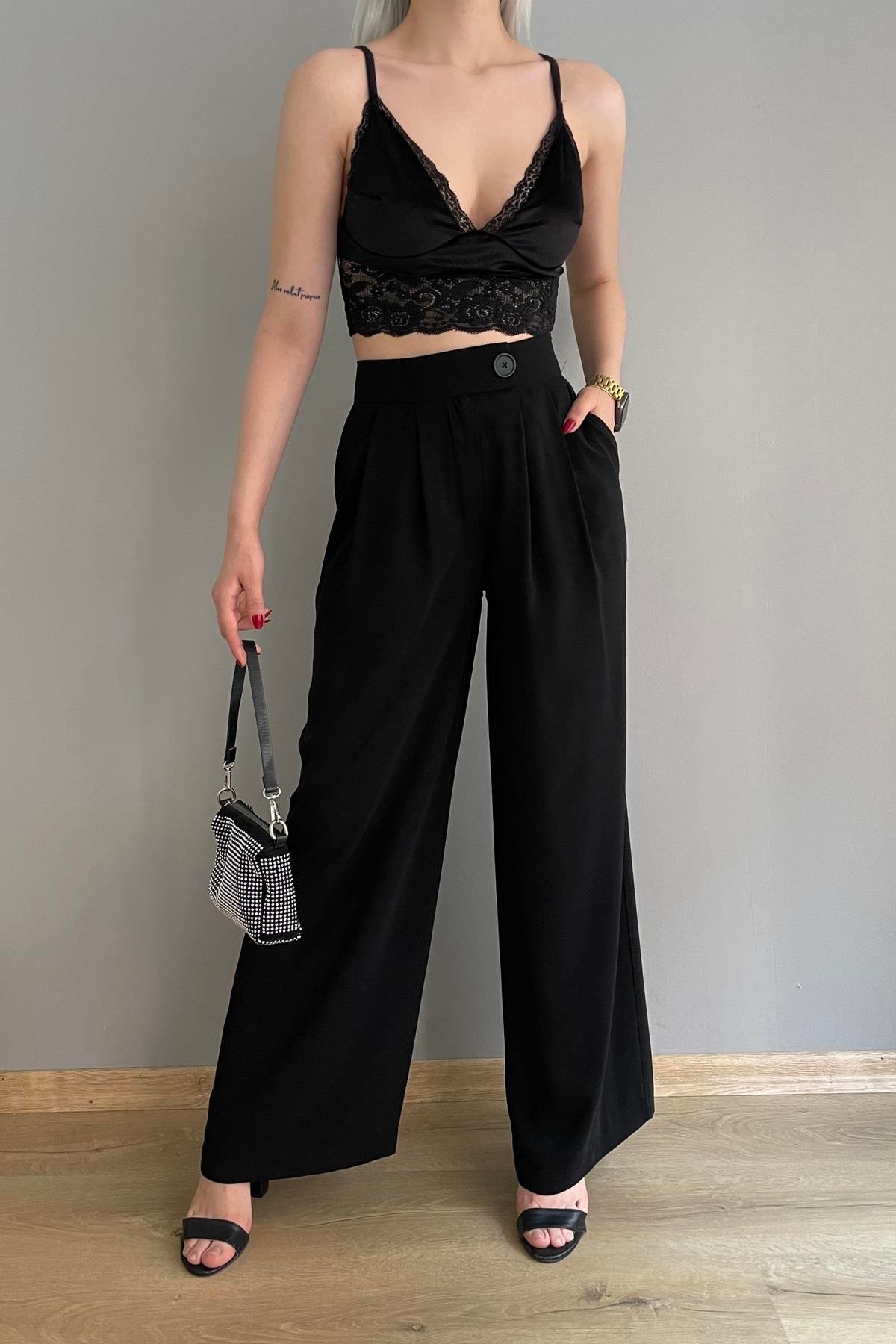 YAN CEP 2 PİLELİ BİRİT DÜĞME DTY PANTALON