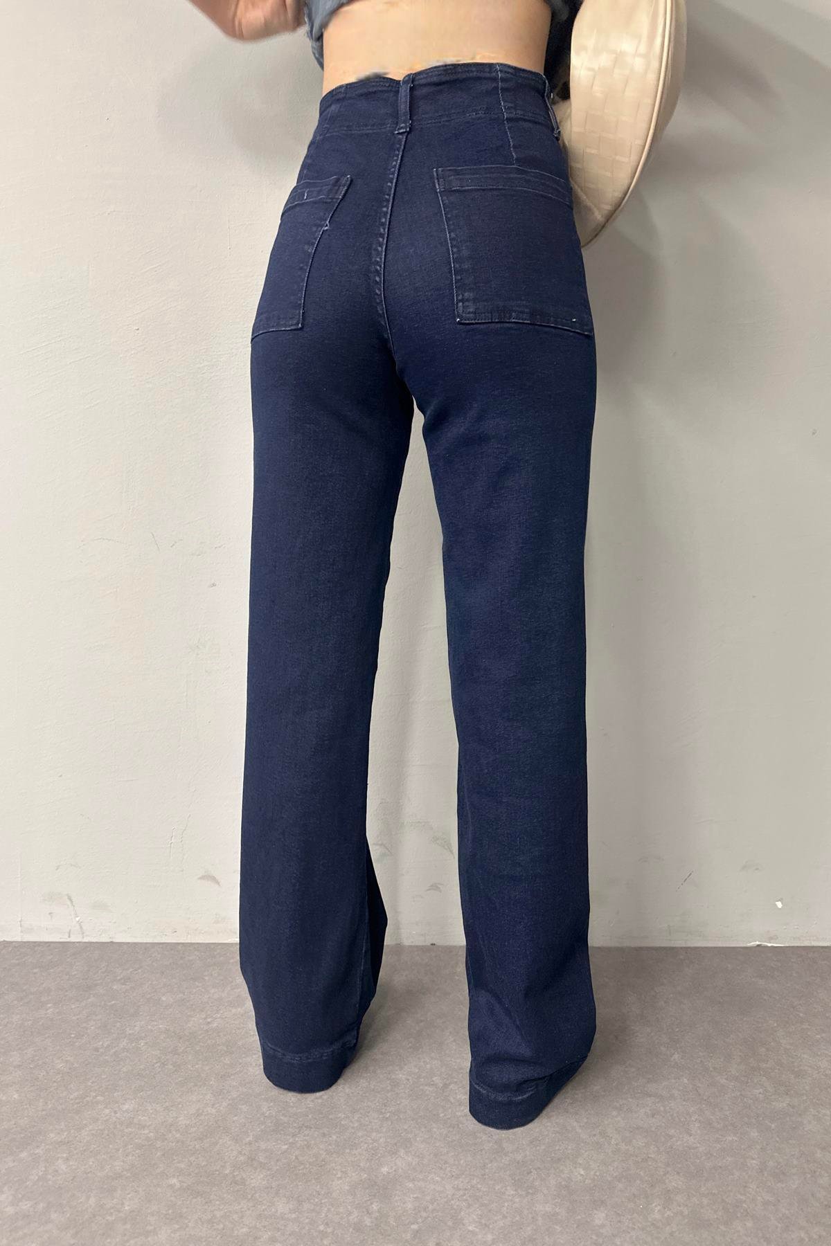 YANDAN CEPLİ KOT PANTOLON