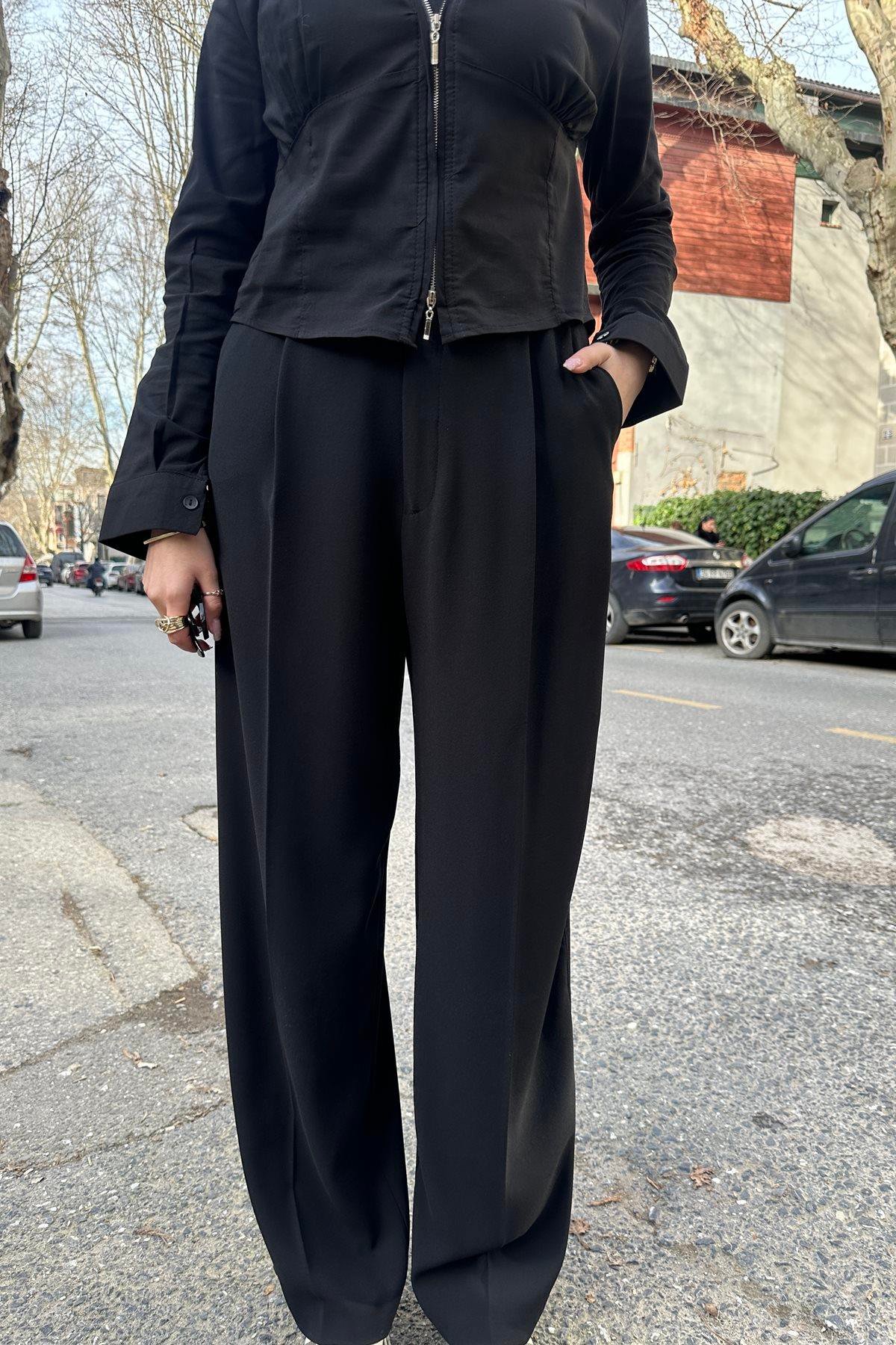 YÜKSEK BEL PANTALON