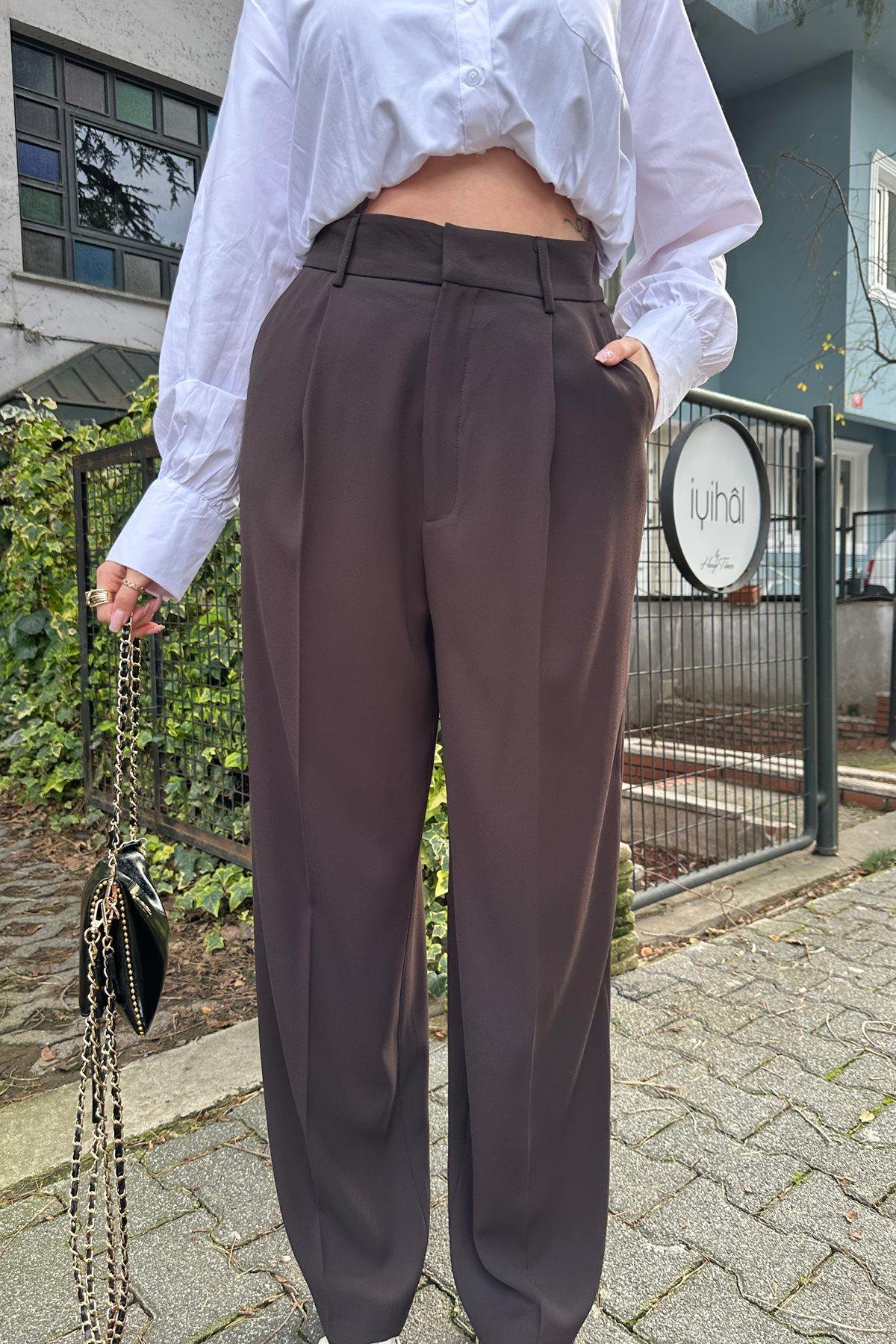 YÜKSEK BEL PANTALON