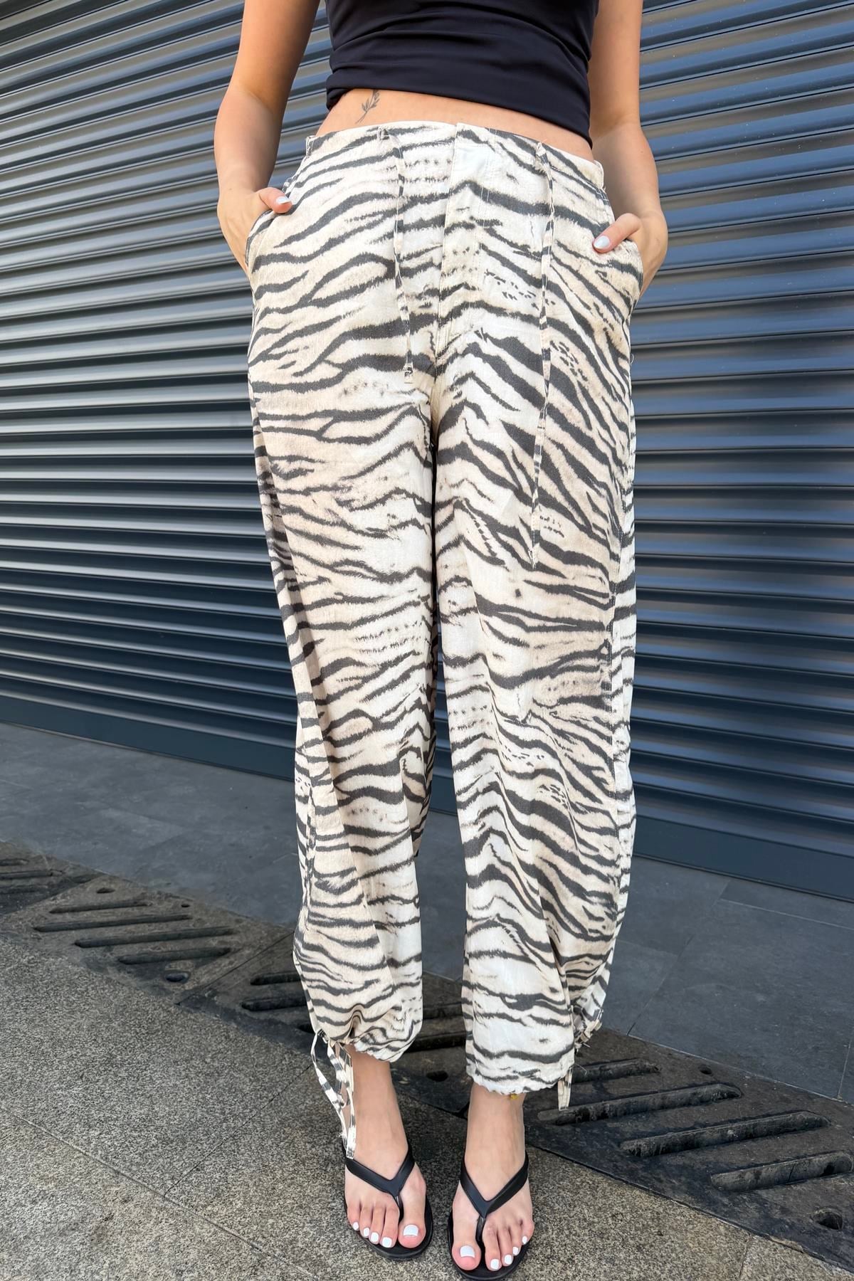 ZEBRA DESEN PANTOLON