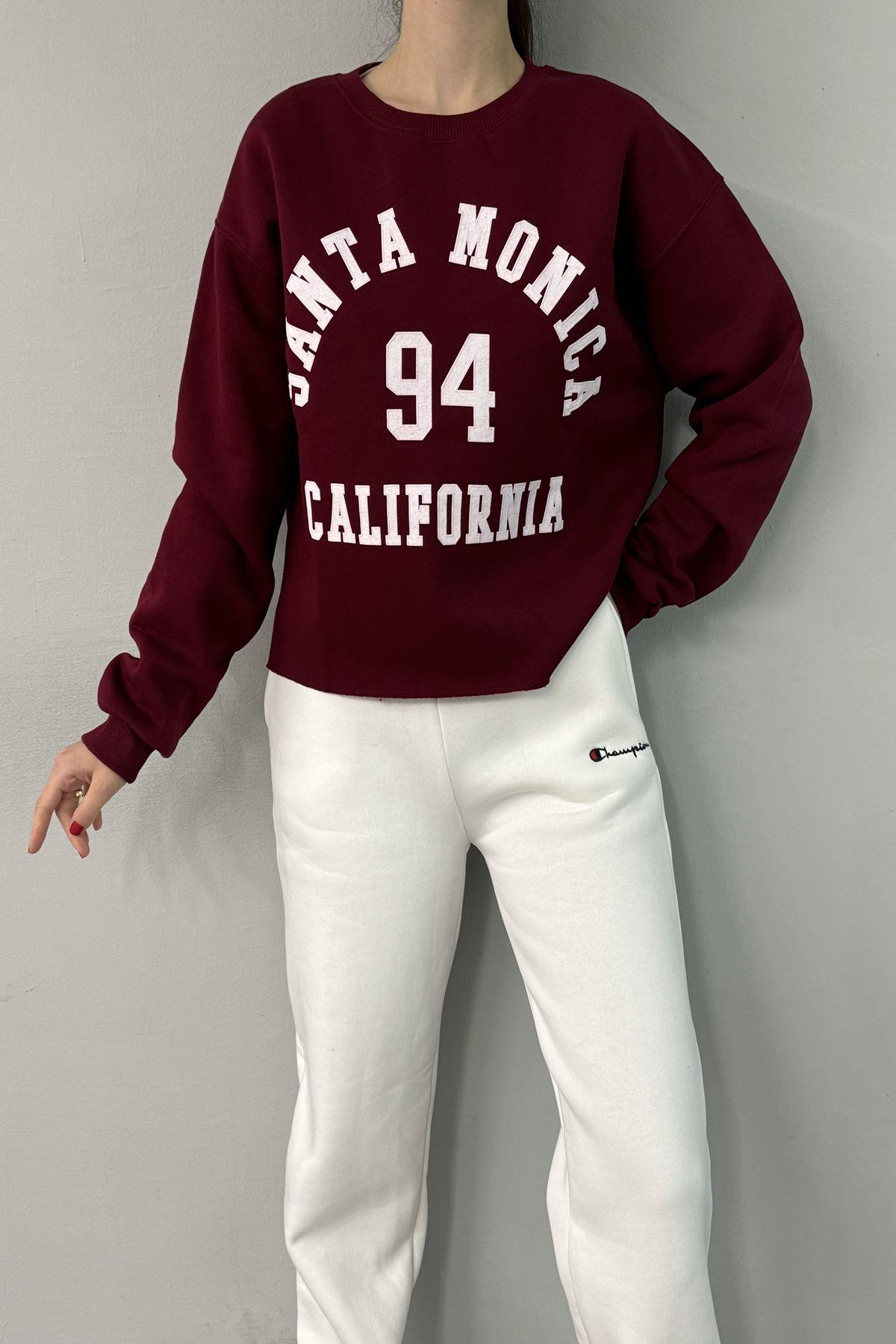 BASKI DETAY SWEATSHIRT
