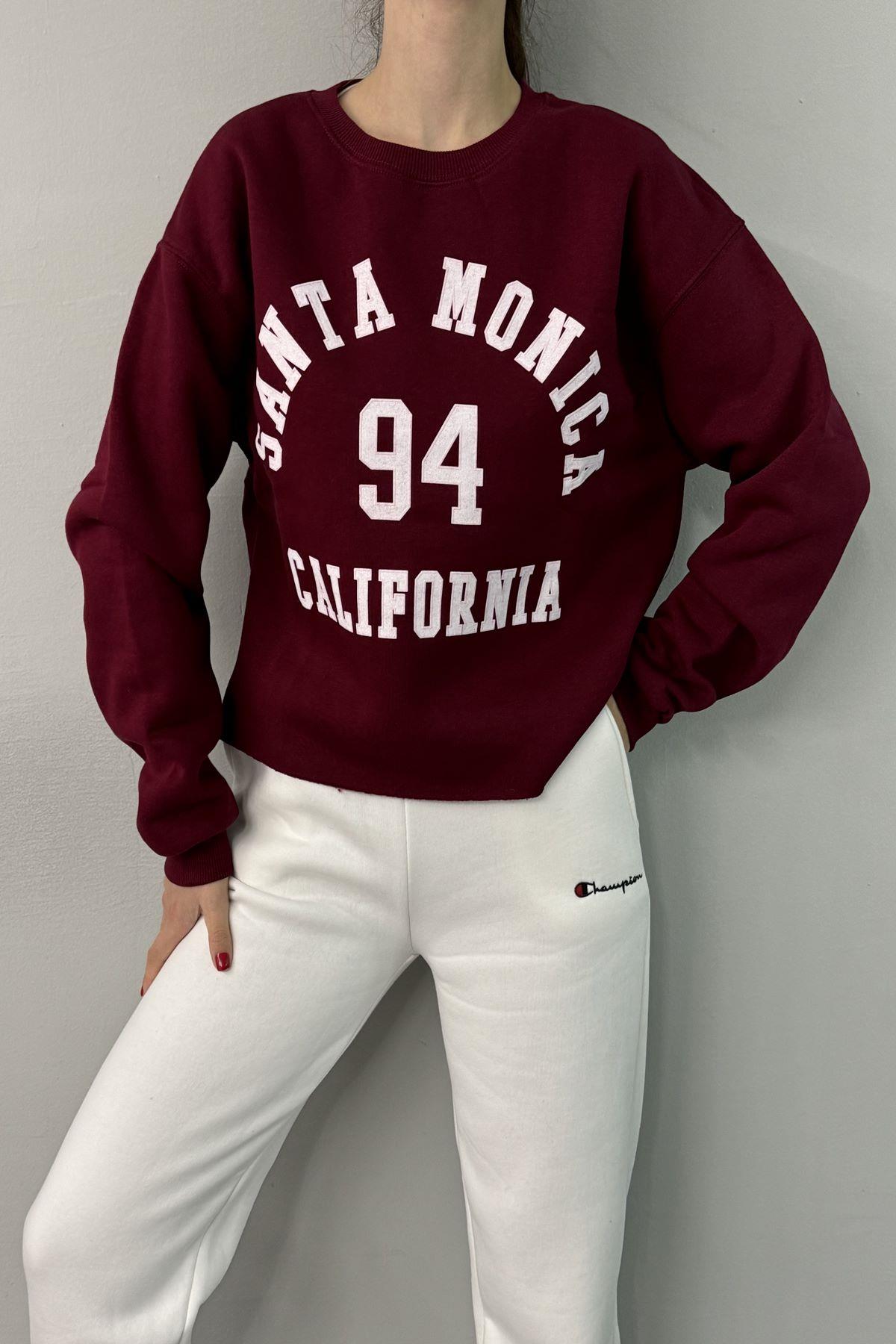 BASKI DETAY SWEATSHIRT