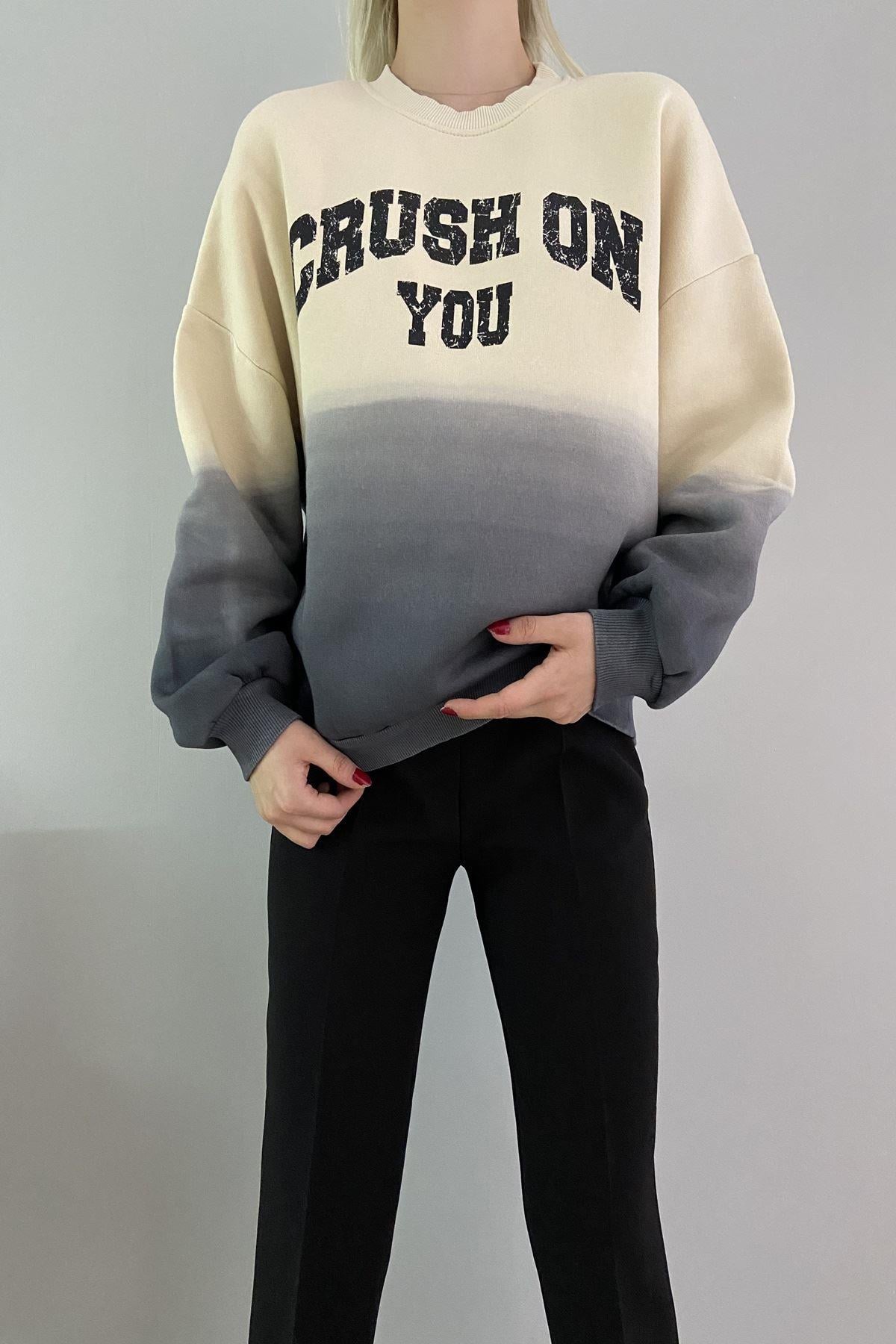 BASKILI BATİK SWEAT