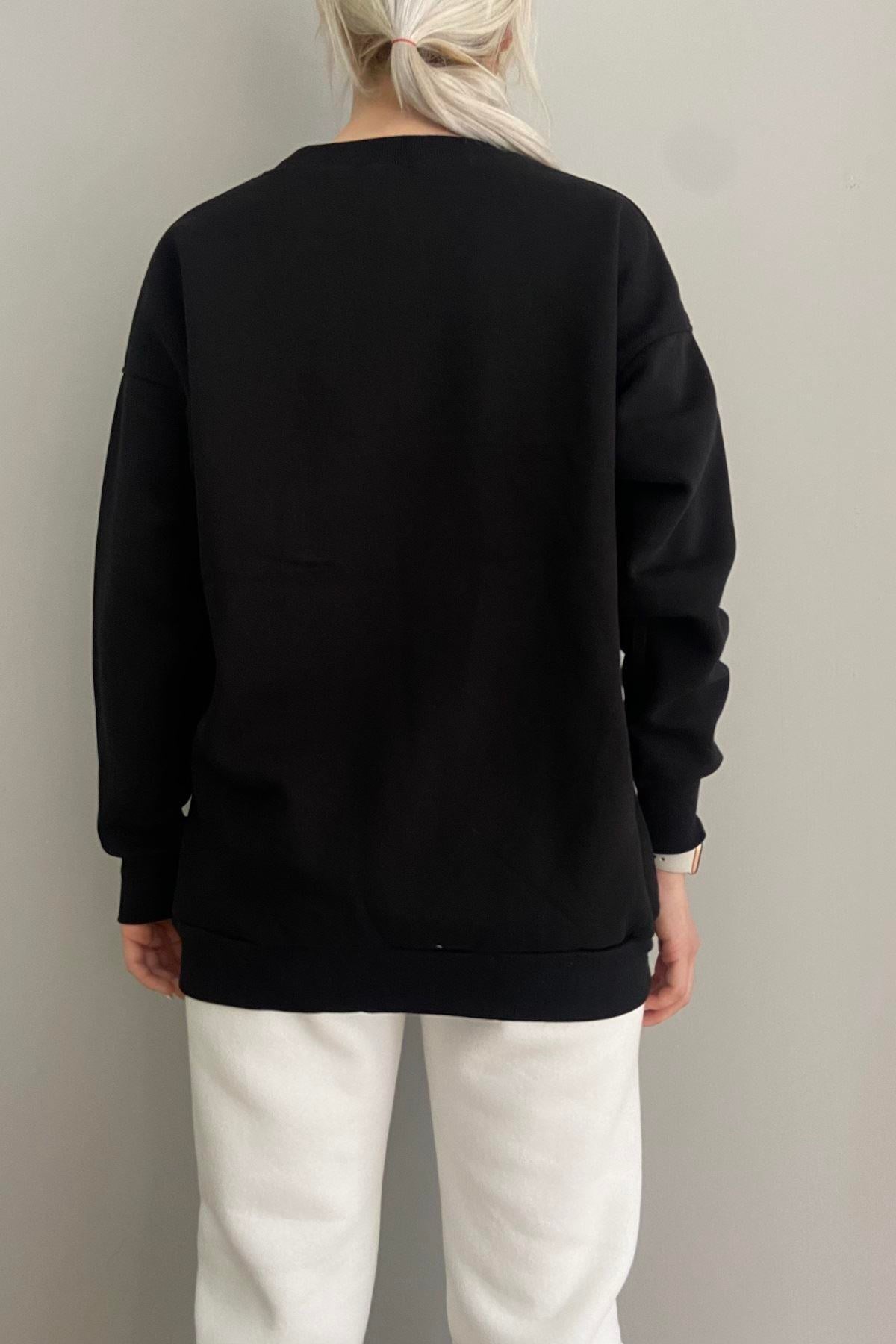BİSKLET YAKA SWEAT