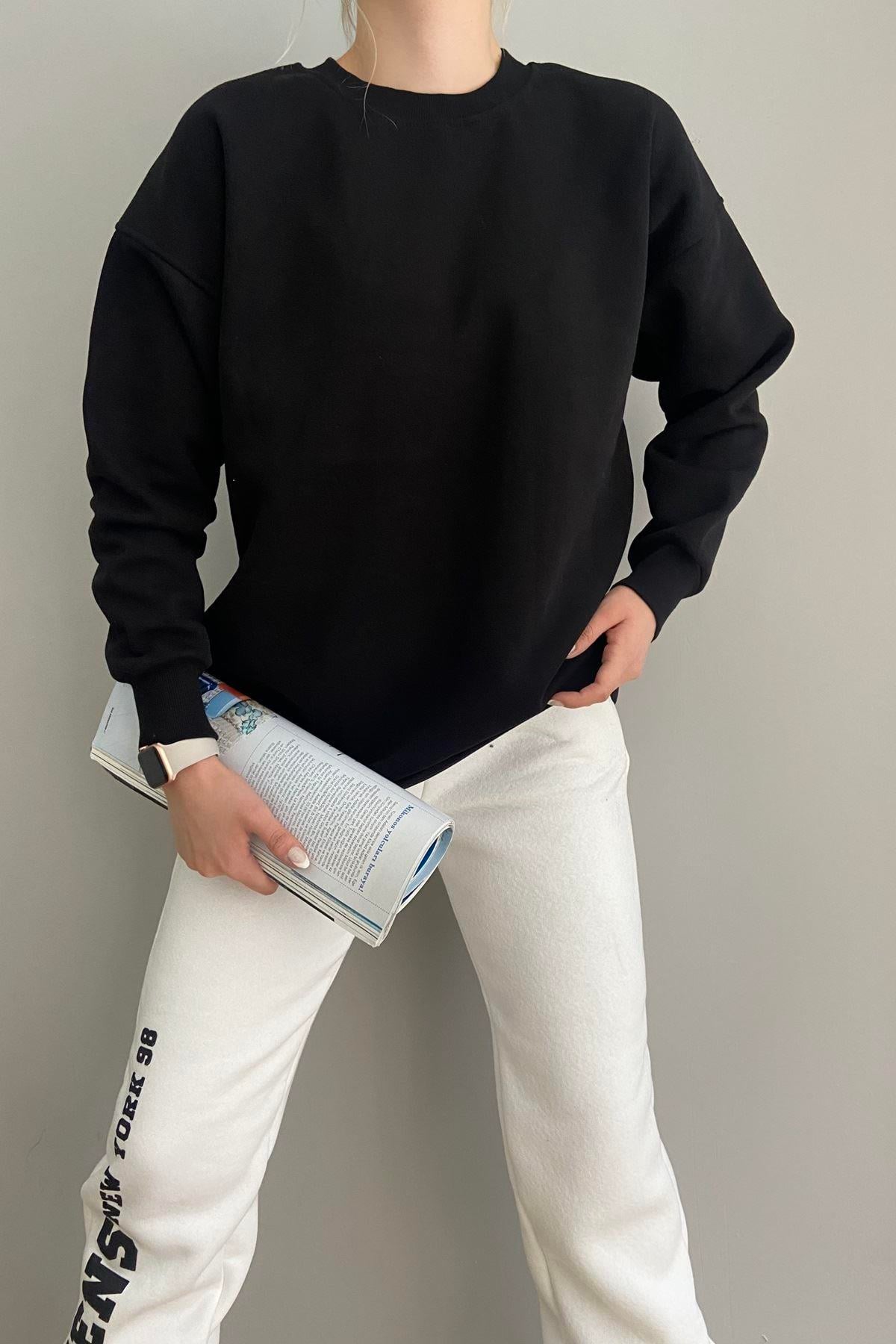 BİSKLET YAKA SWEAT