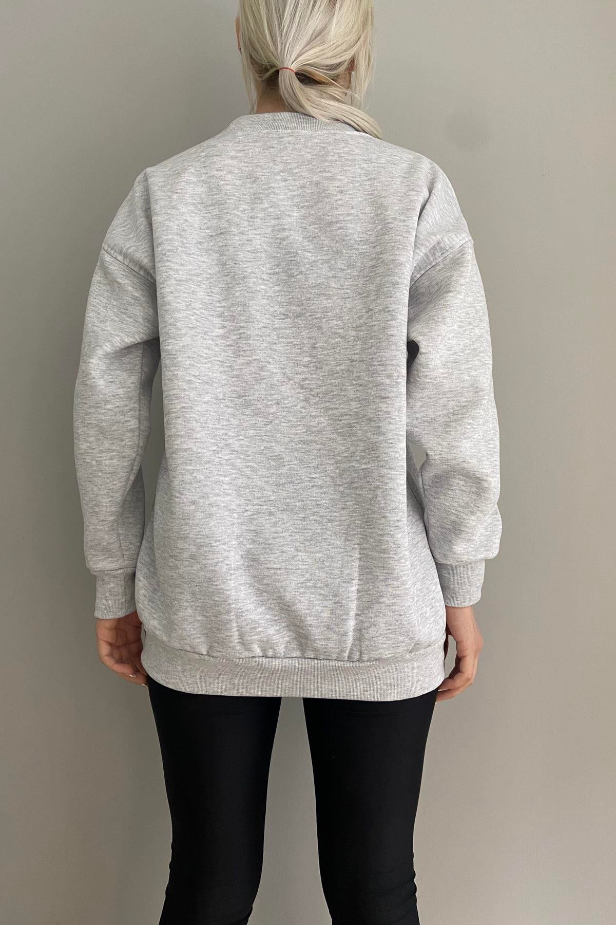BİSKLET YAKA SWEAT