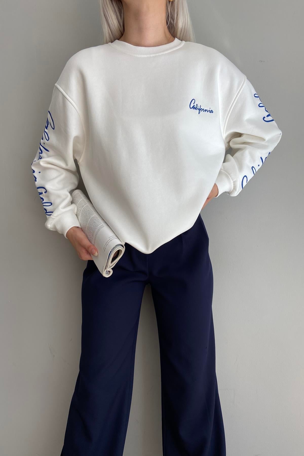 CALIFORNIA NAKIŞLI SWEATSHIRT