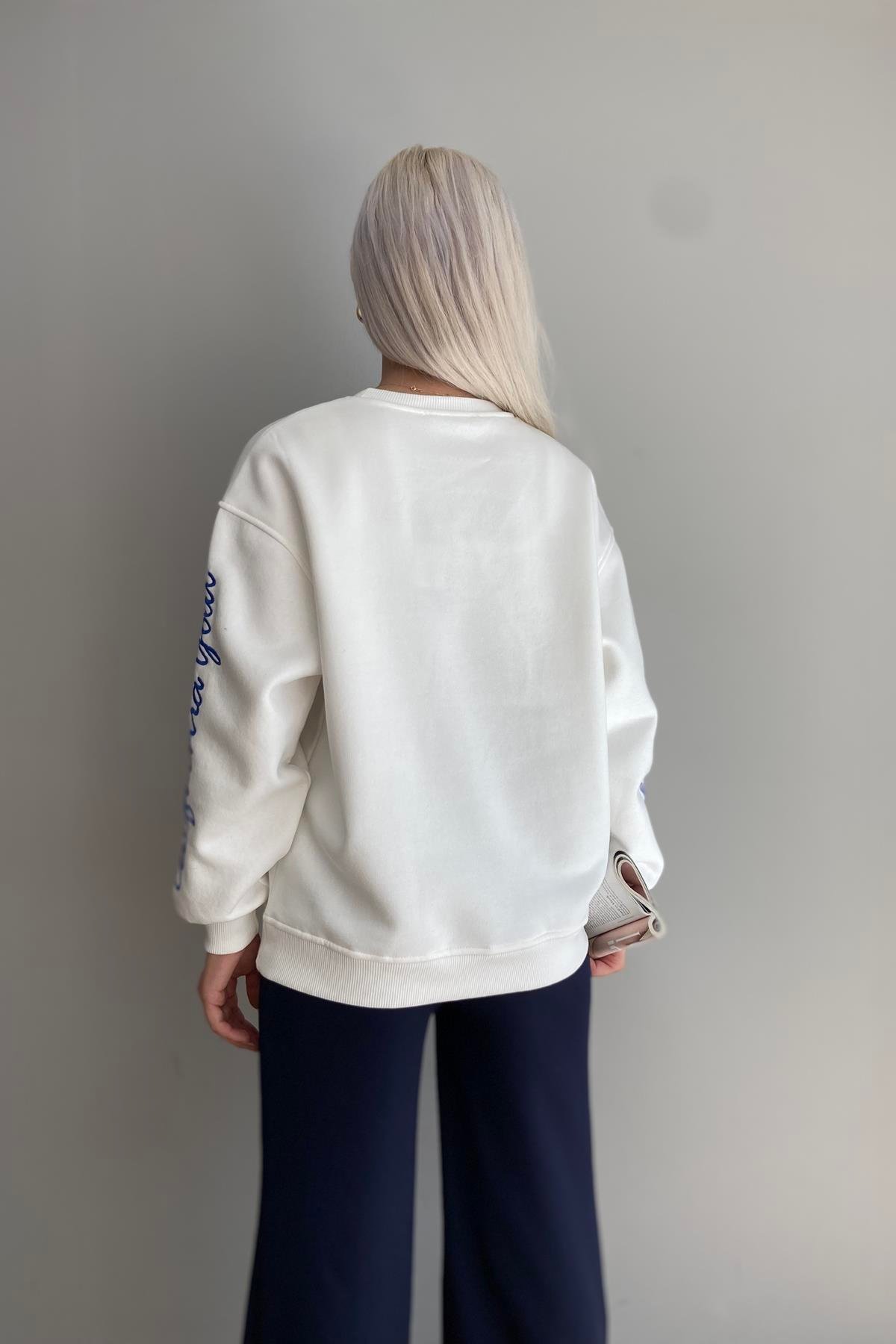 CALIFORNIA NAKIŞLI SWEATSHIRT