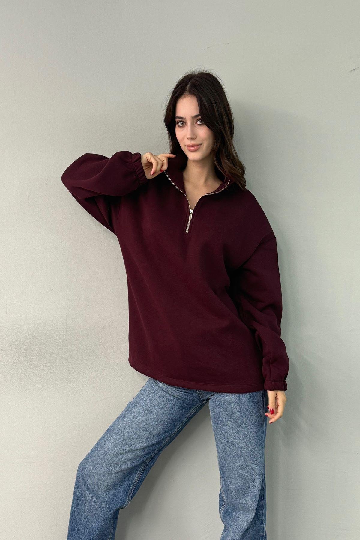 FERMUAR DEETAY SWEATSHIRT