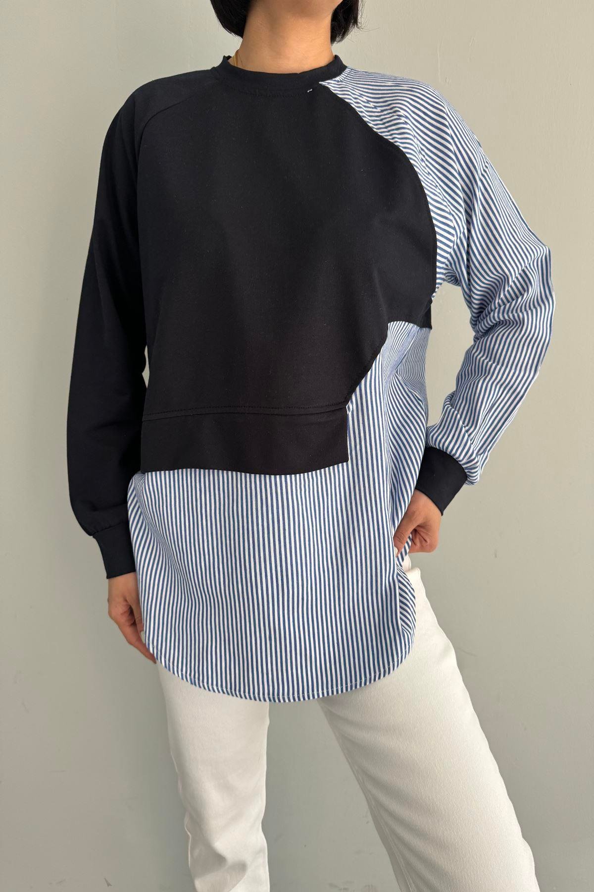GÖMLEK GARNİLİ SWEATSHIRT