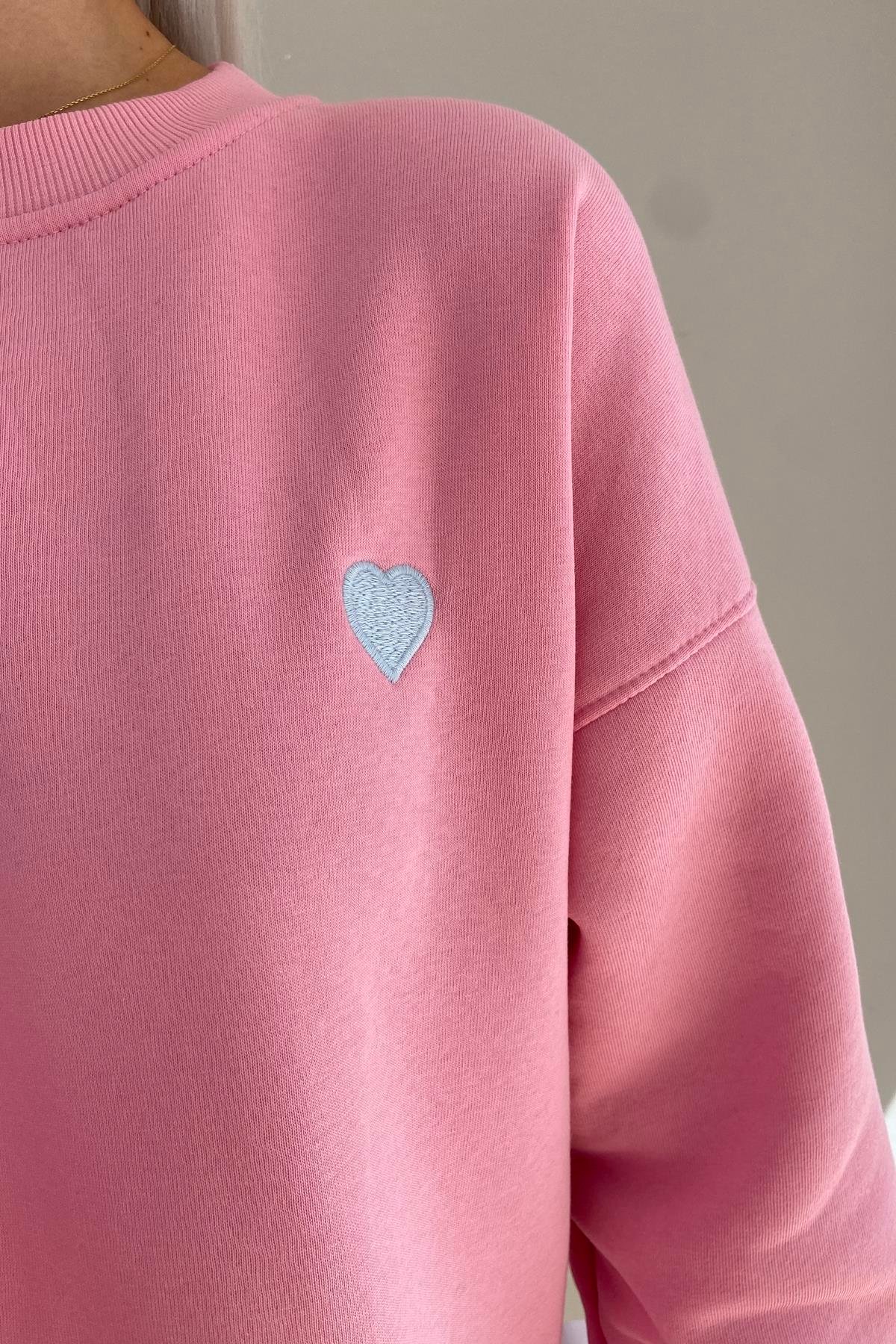 KALP NAKIŞLI SWEATSHIRT