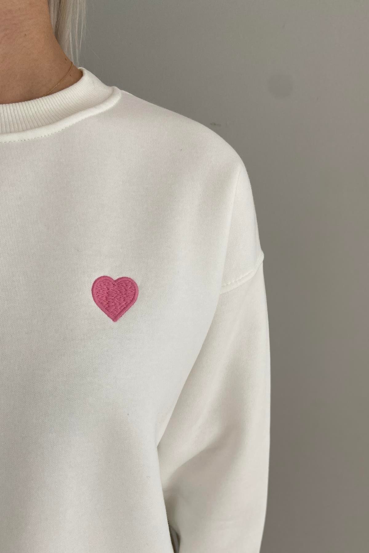 KALP NAKIŞLI SWEATSHIRT